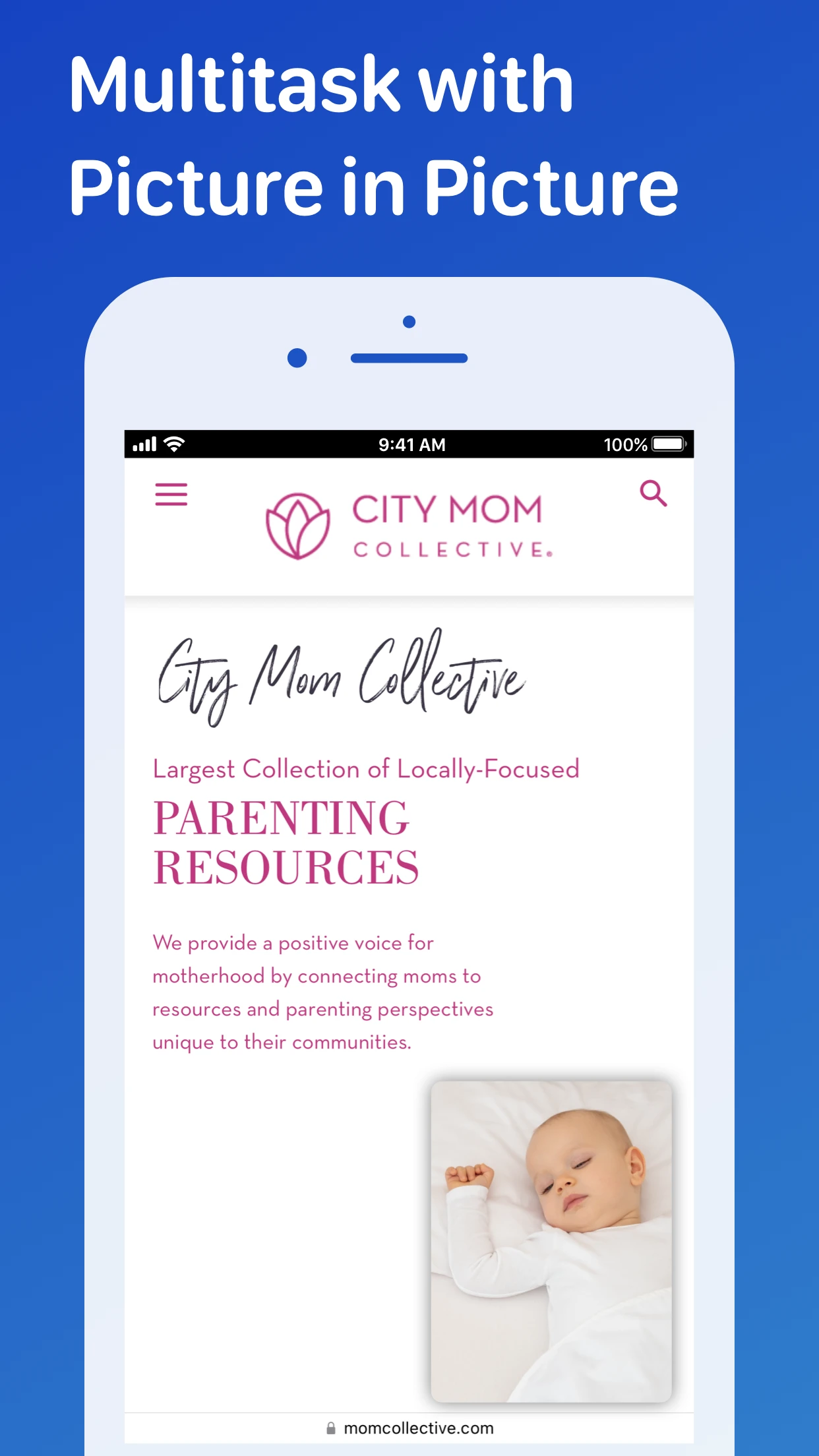Cloud Baby Monitor app store screenshot 3 — Lifestyle (iOS)