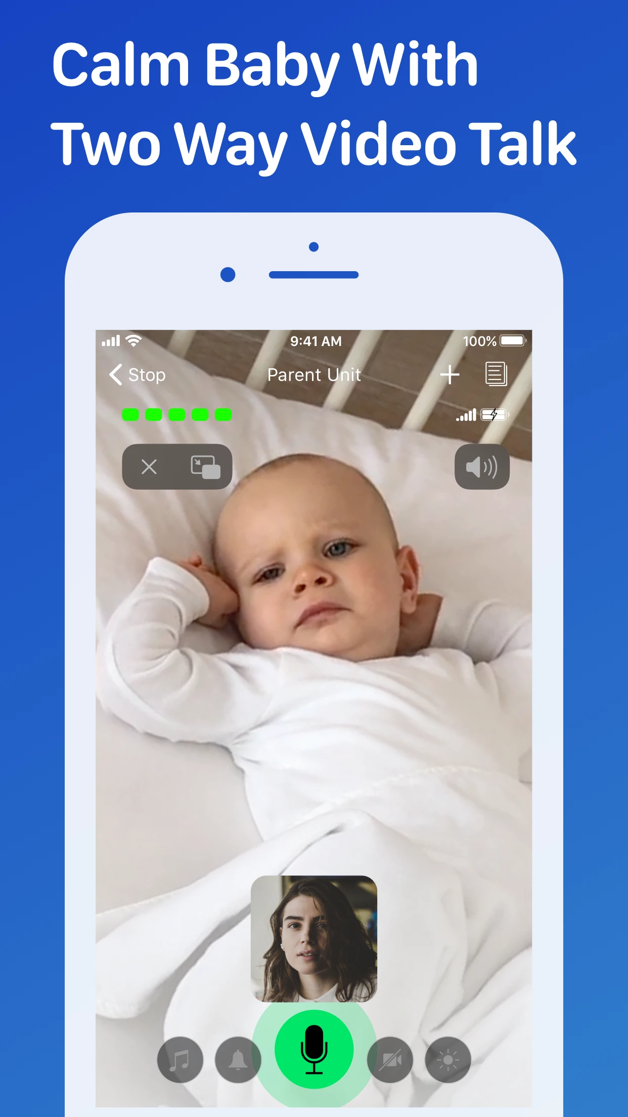 Cloud Baby Monitor app store screenshot 5 — Lifestyle (iOS)