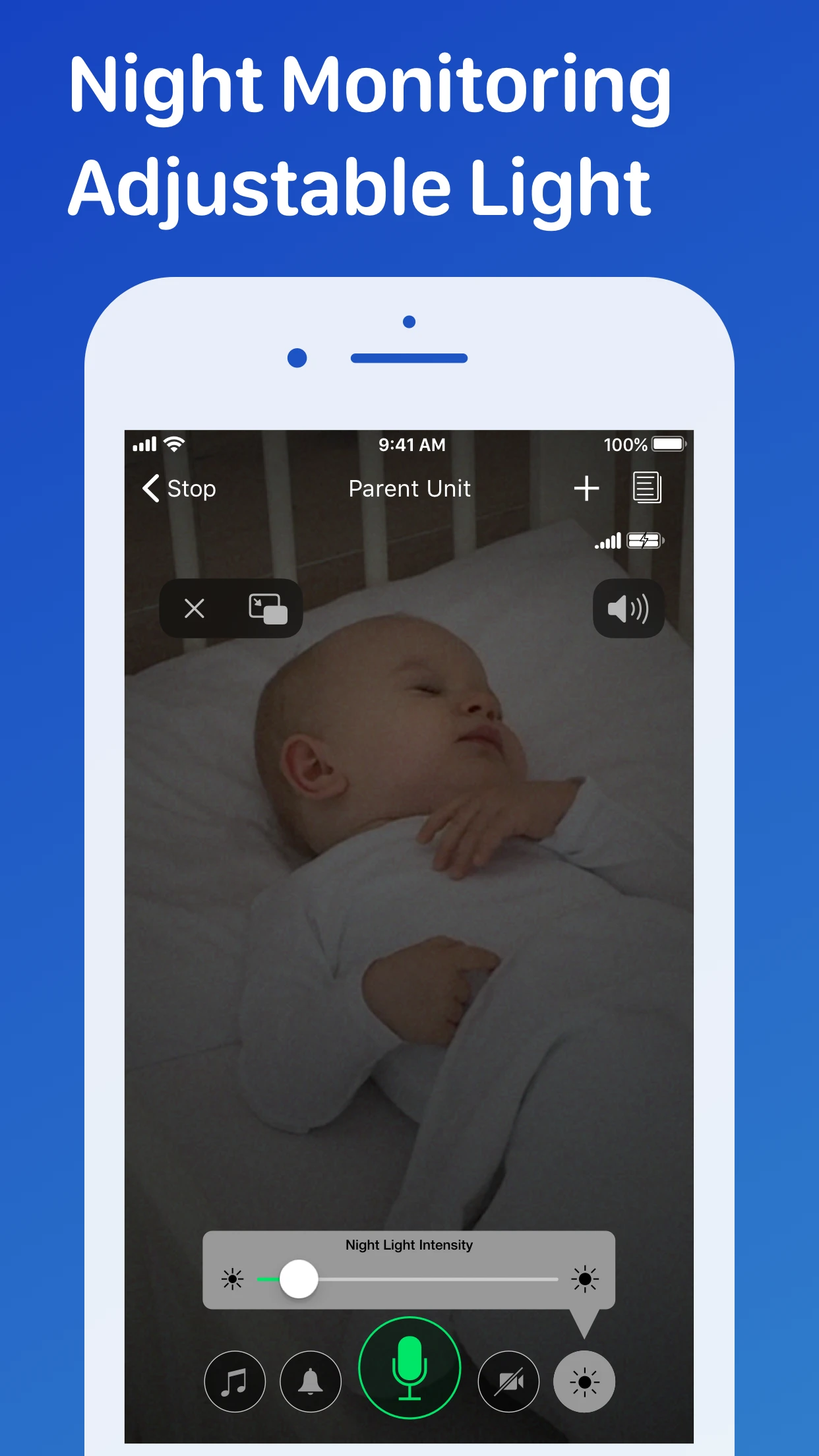 Cloud Baby Monitor app store screenshot 9 — Lifestyle (iOS)