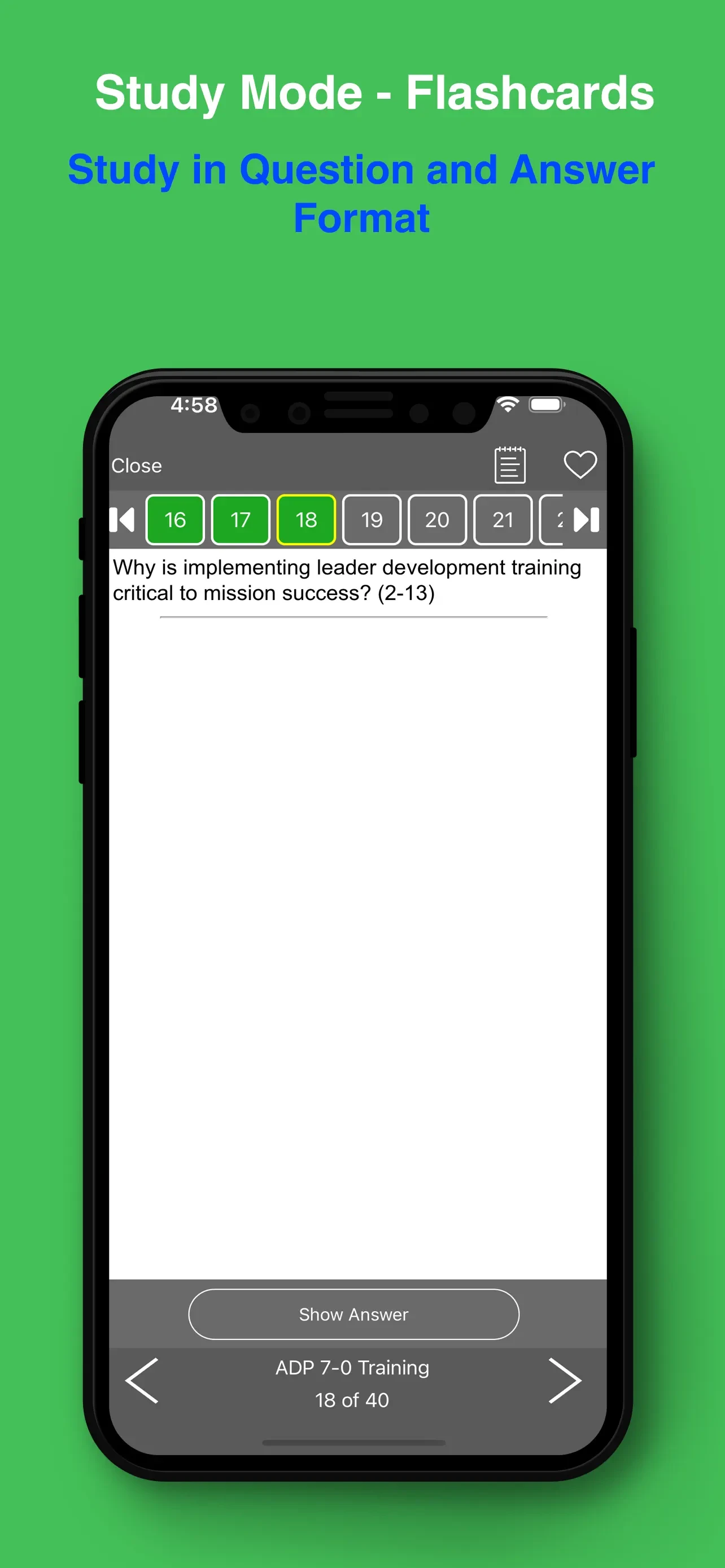 PROmote - Army Study Guide app store screenshot 5 — Education (iOS)