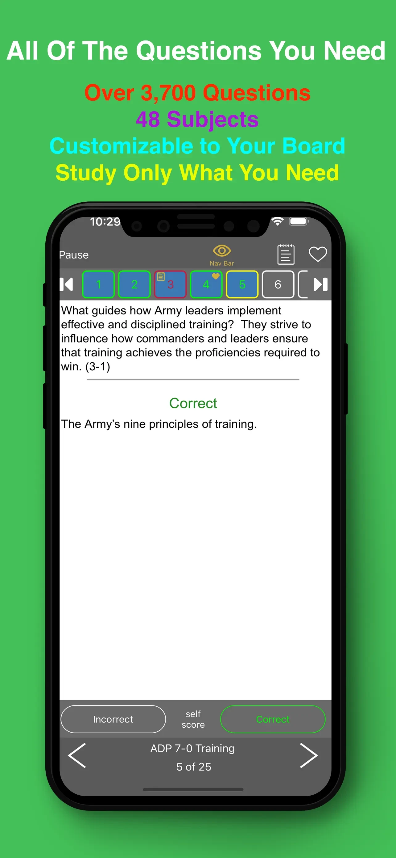 PROmote - Army Study Guide app store screenshot 6 — Education (iOS)