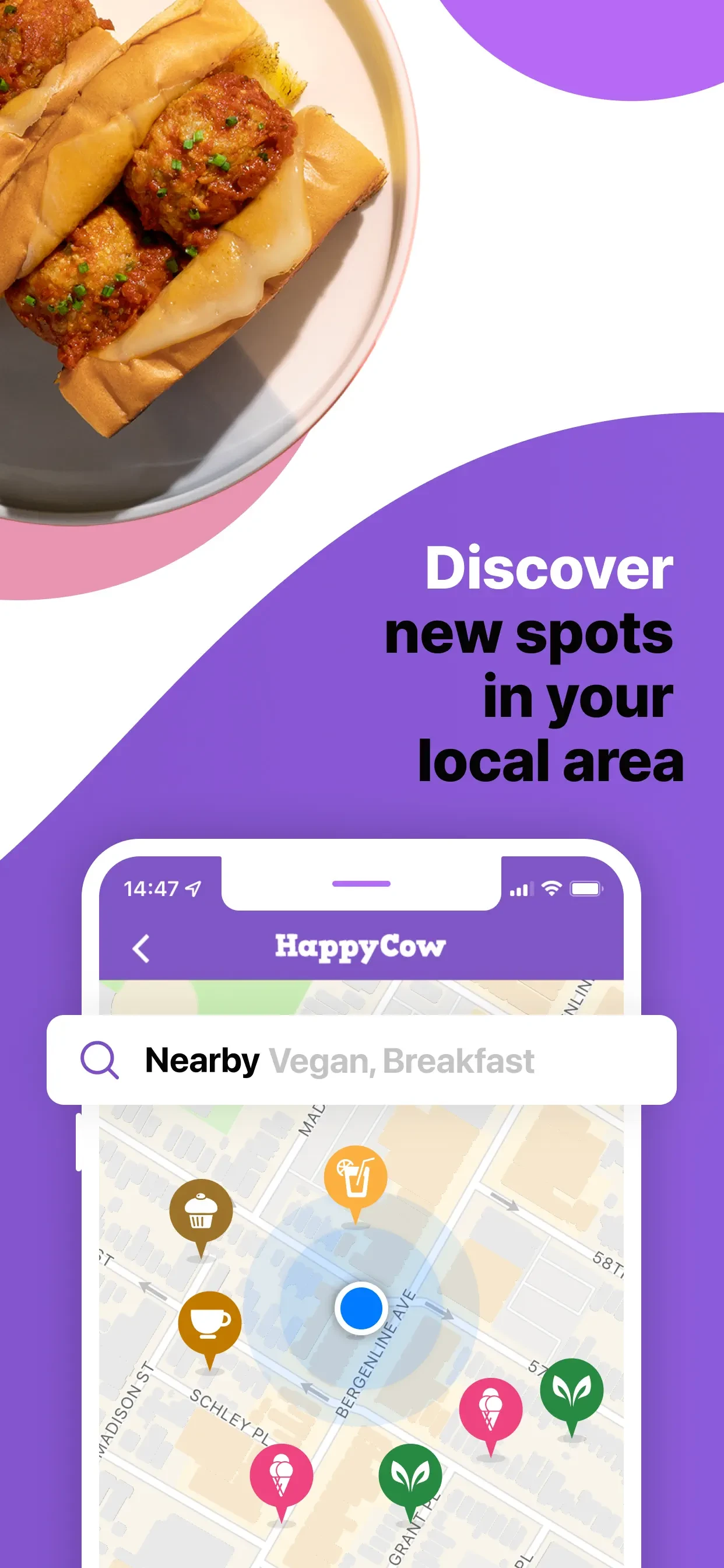 HappyCow - Vegan Food Near You app store screenshot 3 — Travel (iOS)