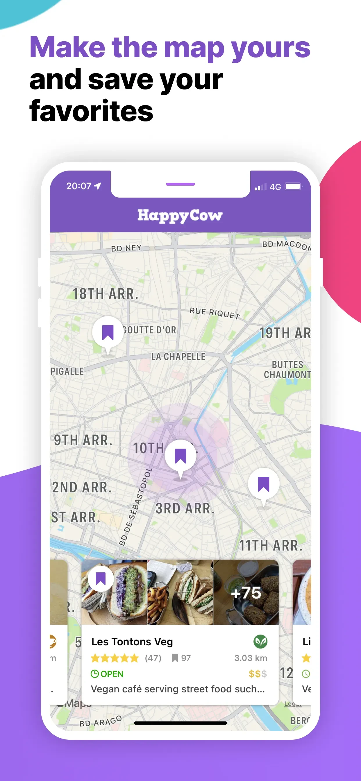 HappyCow - Vegan Food Near You app store screenshot 5 — Travel (iOS)