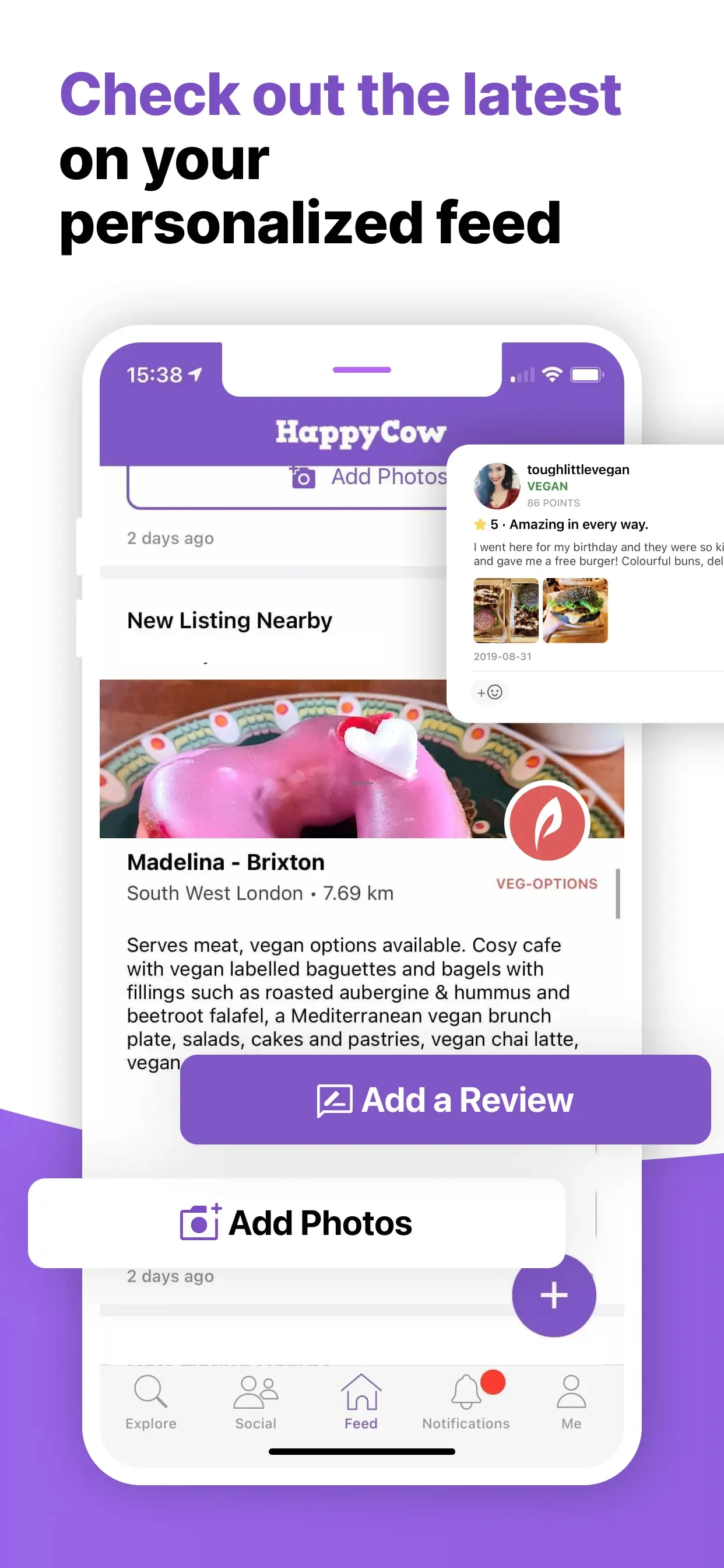 HappyCow - Vegan Food Near You app store screenshot 7 — Travel (iOS)