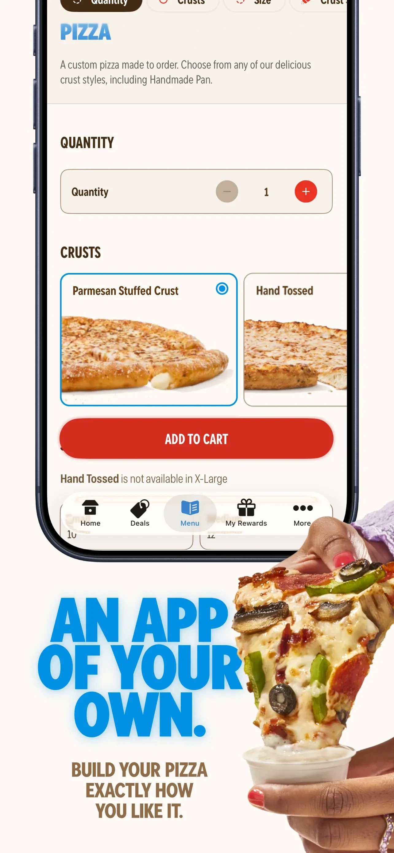 Domino's Pizza USA app store screenshot 3 — Unknown (iOS)