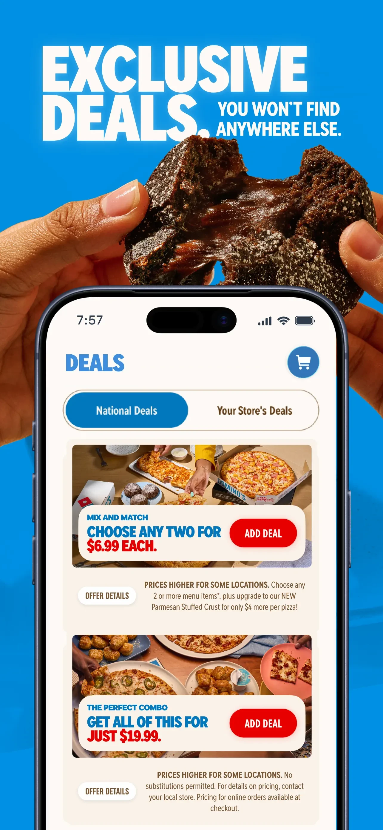 Domino's Pizza USA app store screenshot 4 — Unknown (iOS)