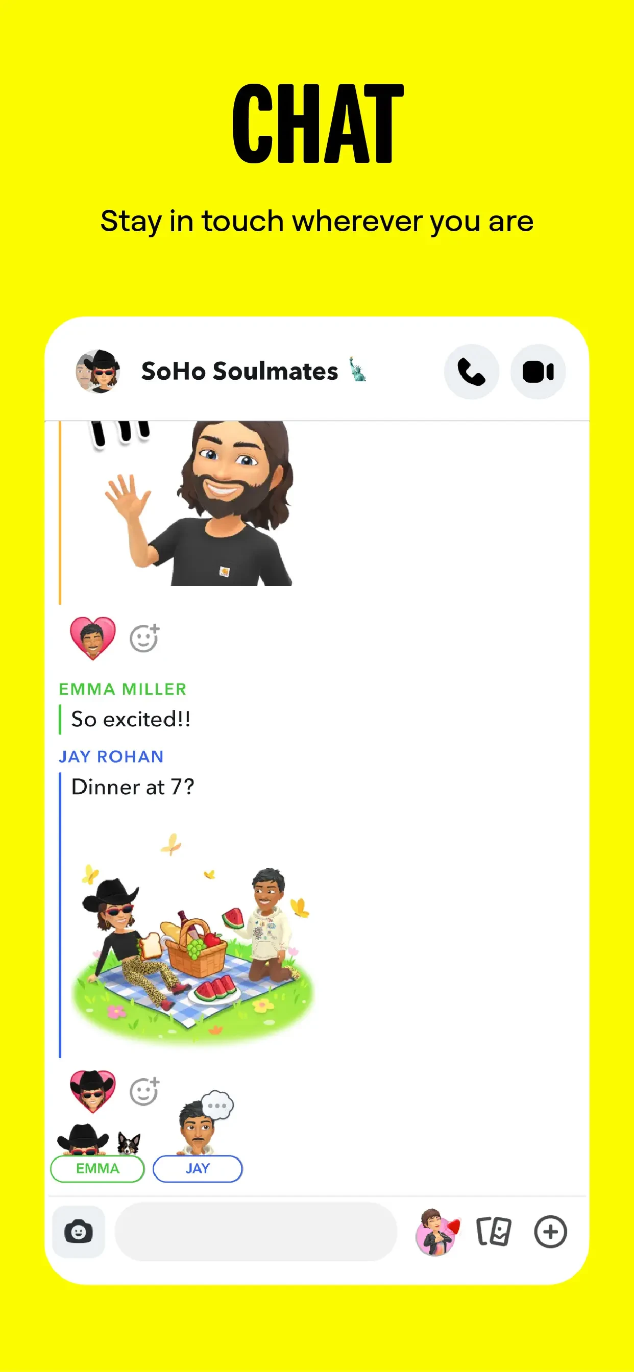 Snapchat app store screenshot 2 — Photo & Video (iOS)