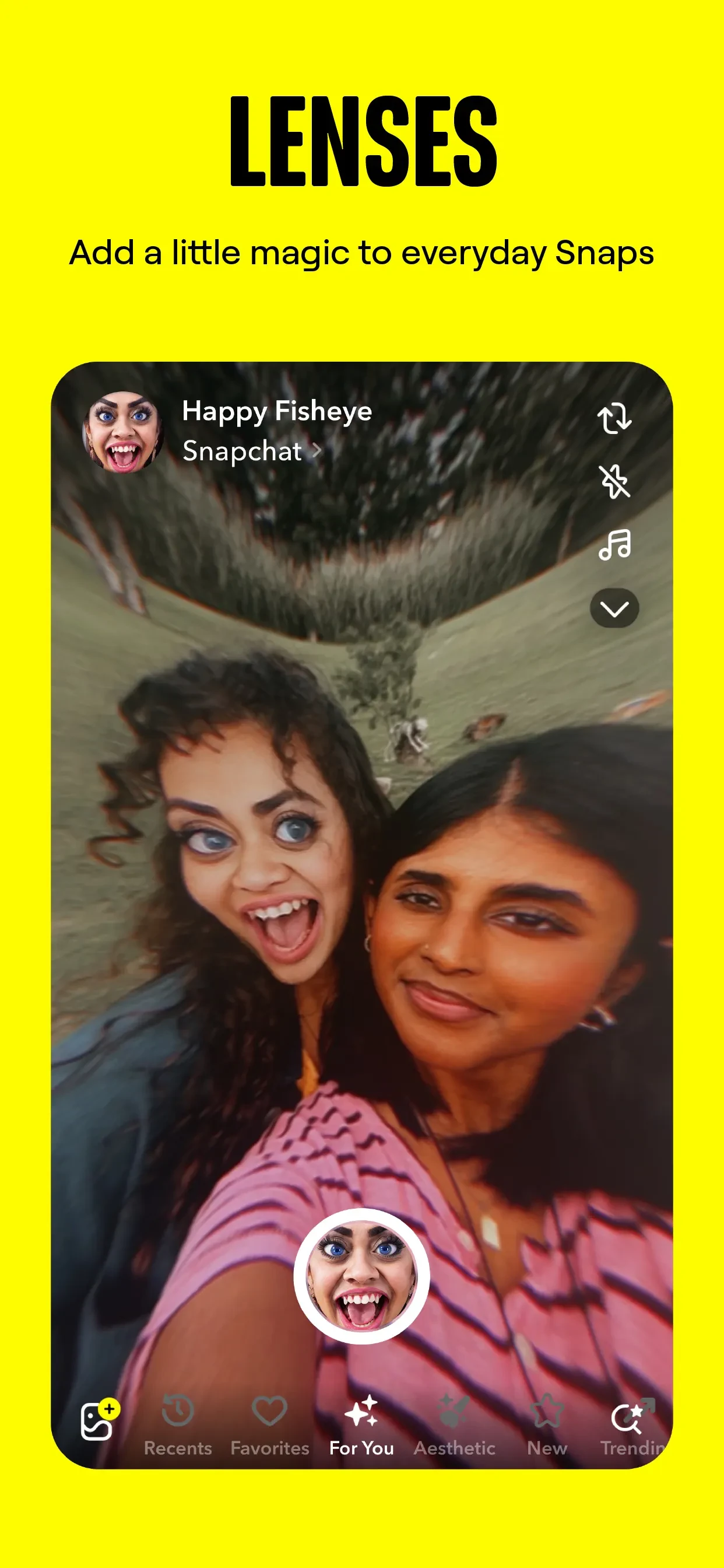 Snapchat app store screenshot 3 — Photo & Video (iOS)