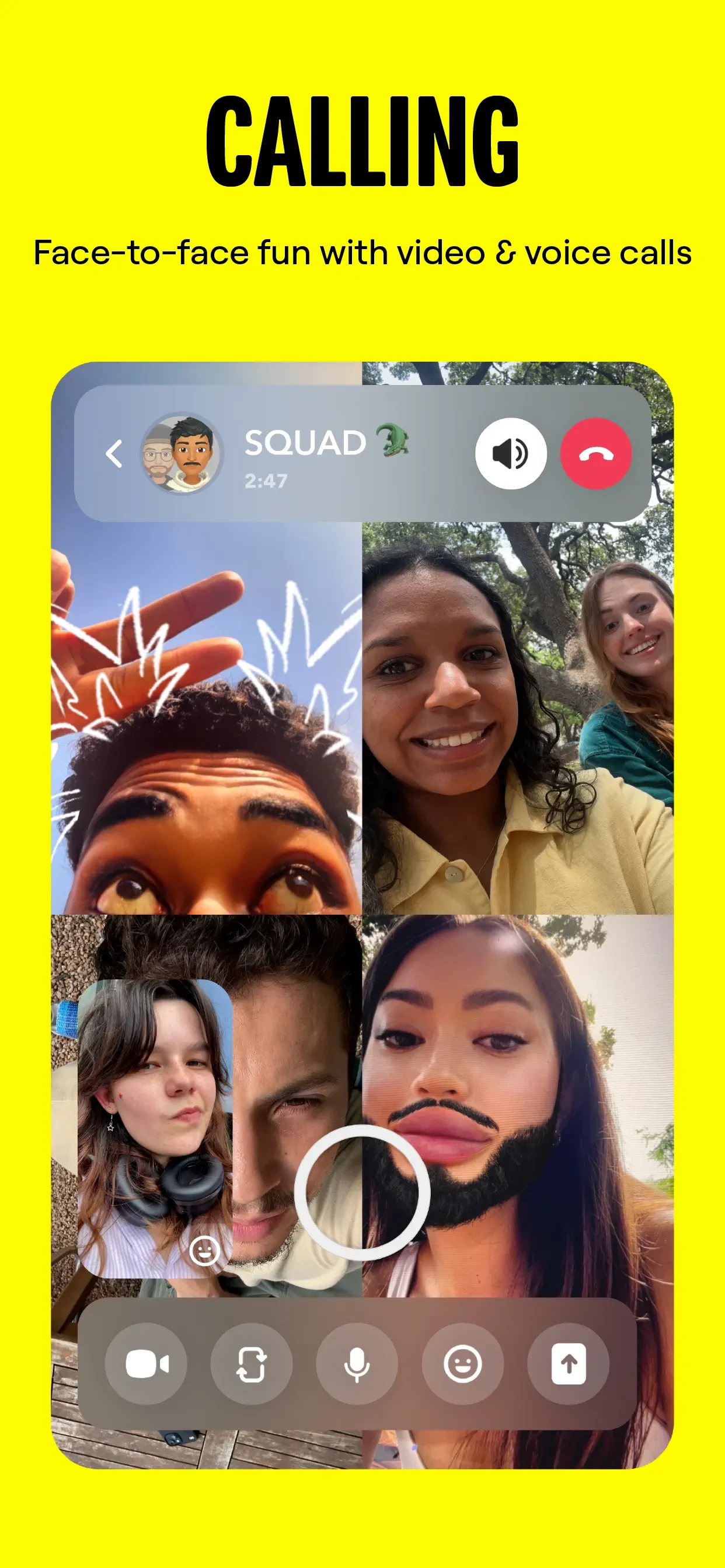 Snapchat app store screenshot 6 — Photo & Video (iOS)