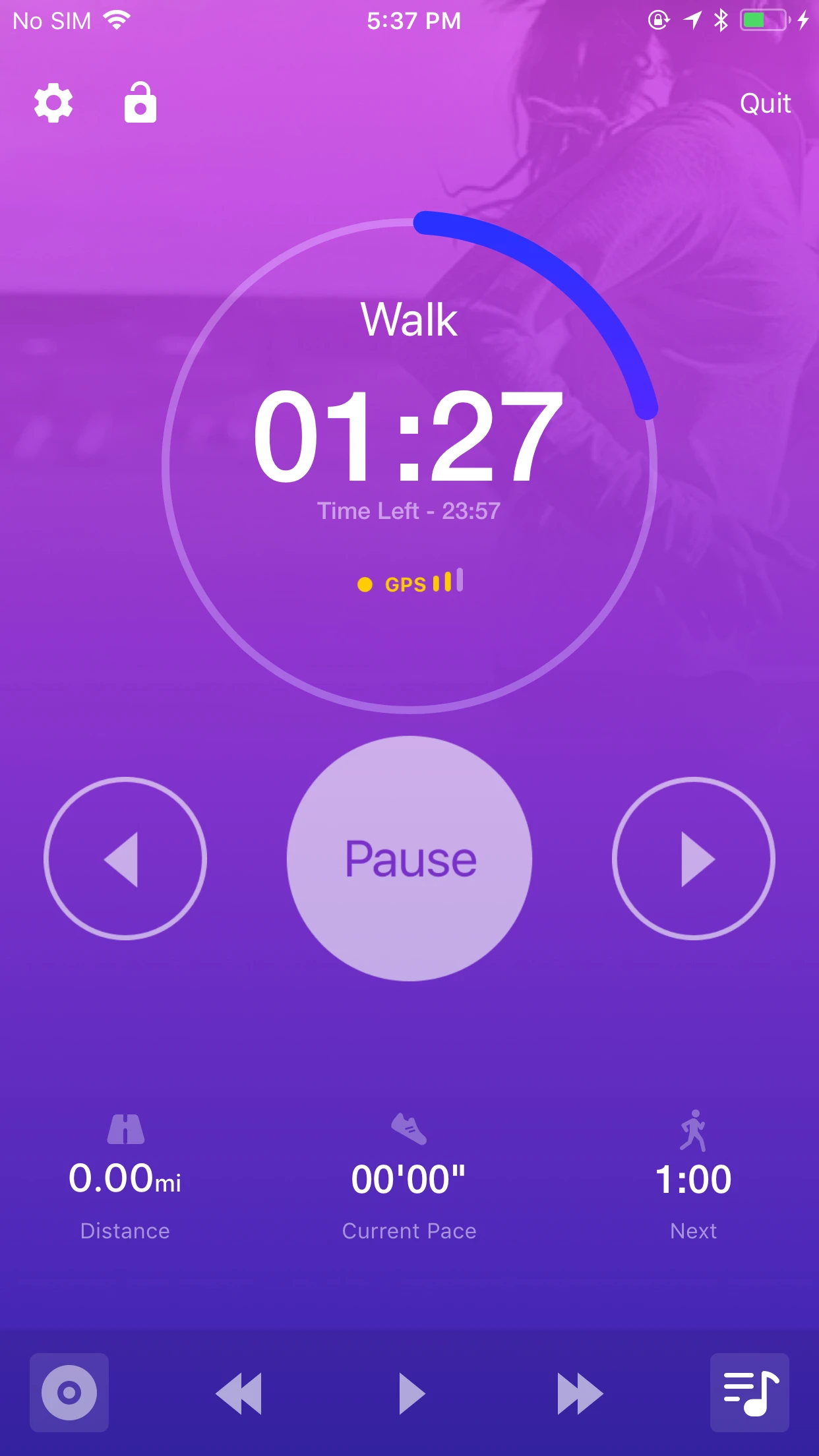 Couch to 5K® - Run training app store screenshot 3 — Health & Fitness (iOS)