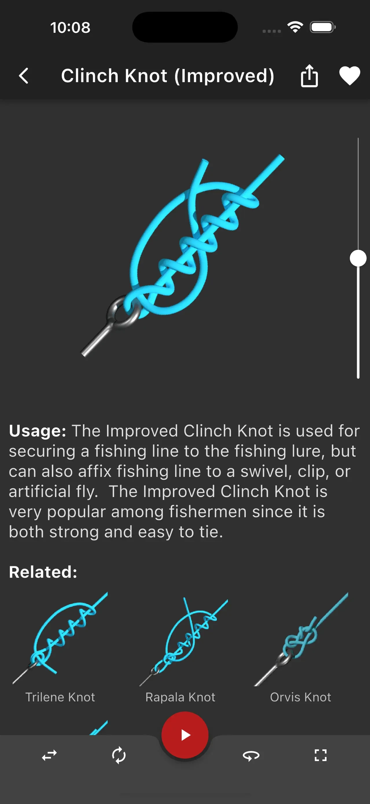 Knots 3D app store screenshot 7 — Reference (iOS)