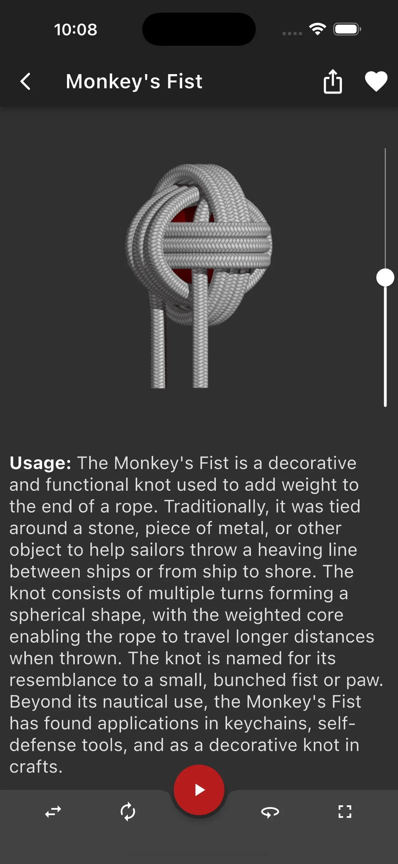 Knots 3D app store screenshot 9 — Reference (iOS)