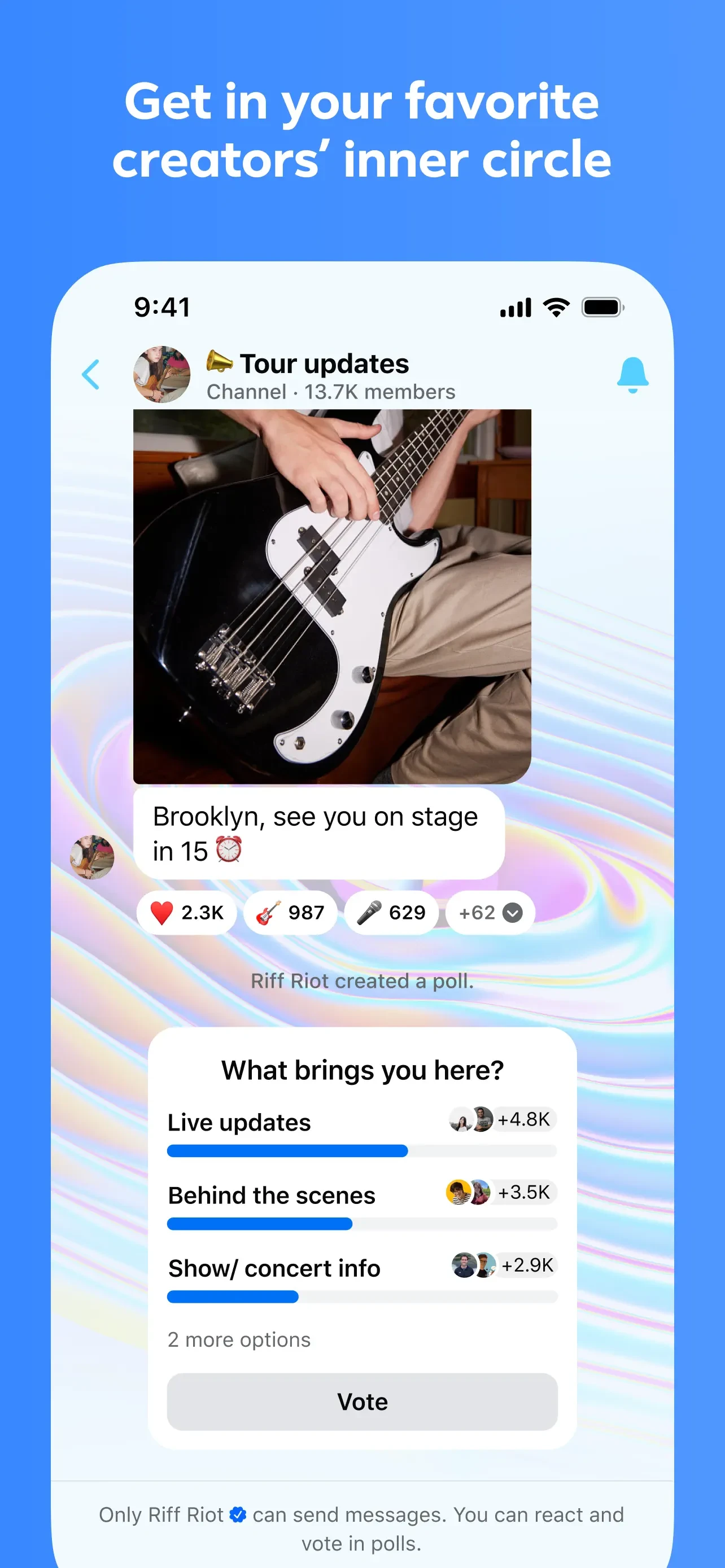 Messenger app store screenshot 4 — Social Networking (iOS)