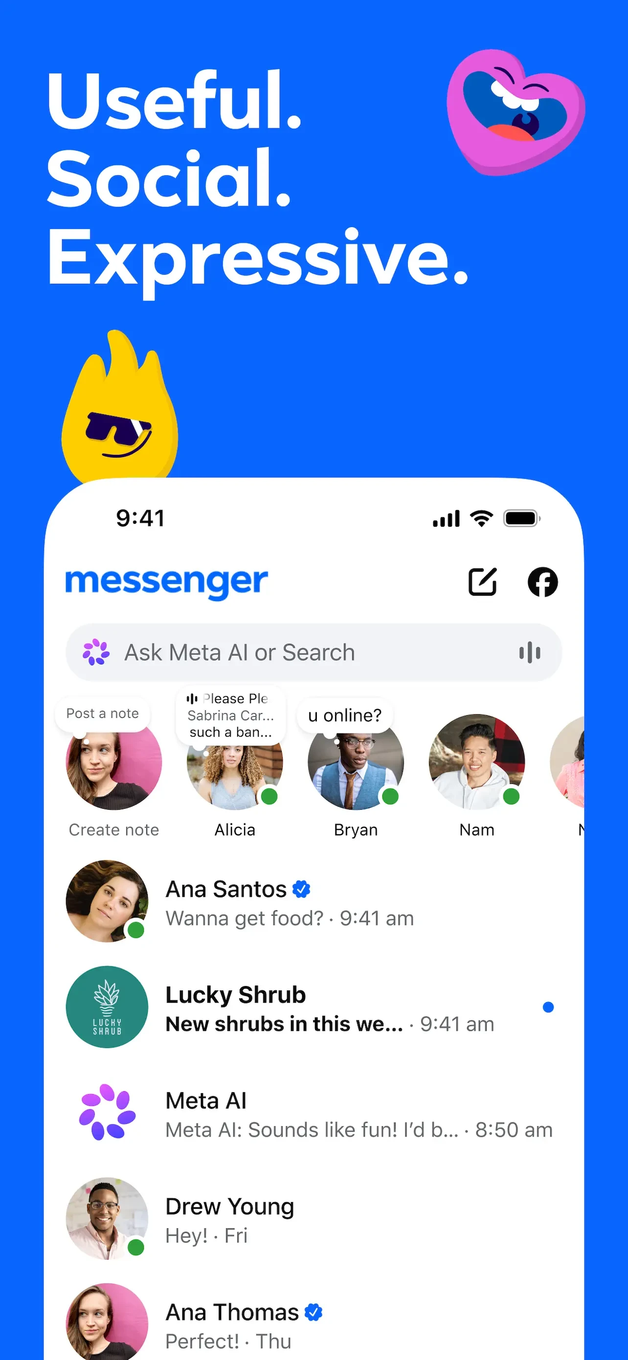 Messenger app store screenshot 7 — Social Networking (iOS)