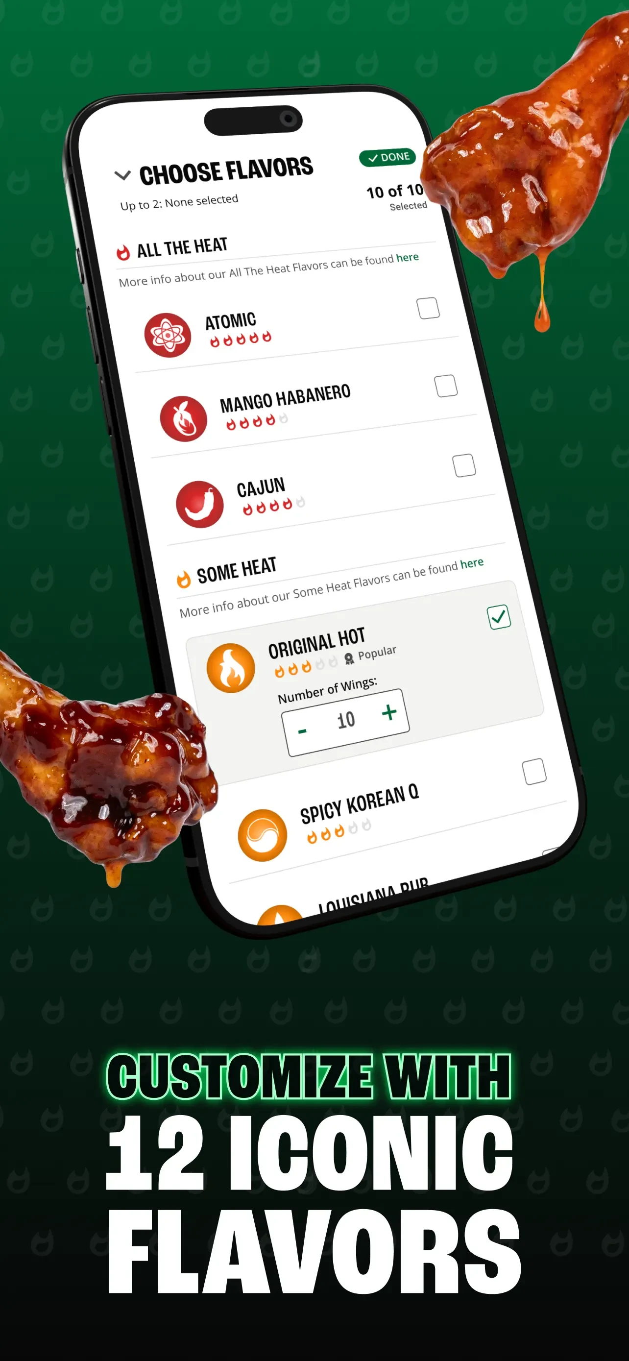 Wingstop app store screenshot 5 — Unknown (iOS)