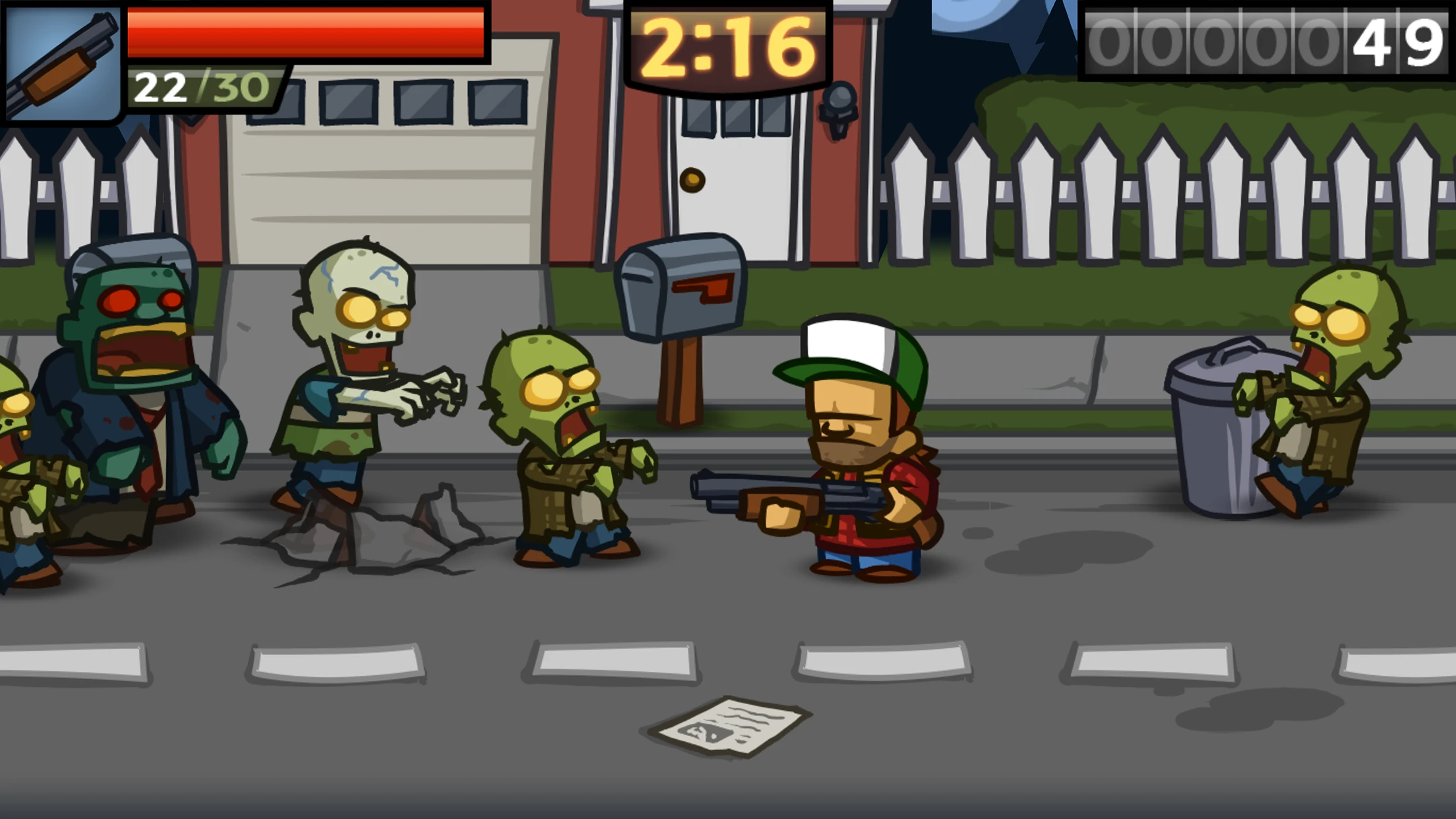 Zombieville USA 2 app store screenshot 1 — Games (iOS)