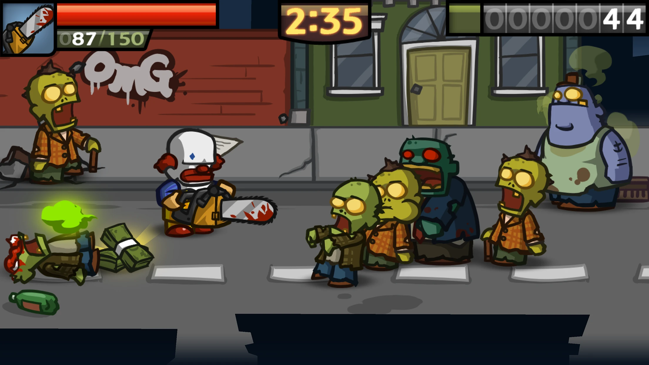 Zombieville USA 2 app store screenshot 4 — Games (iOS)