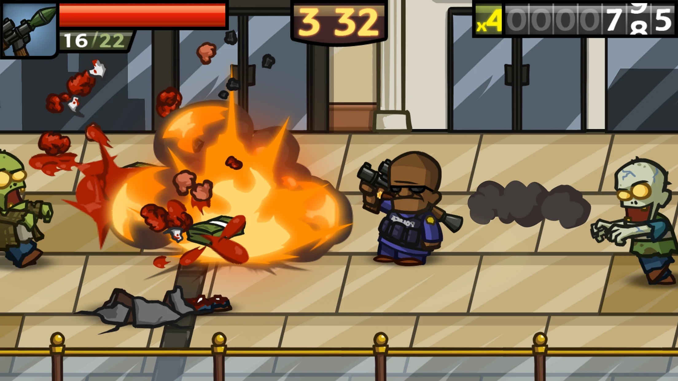 Zombieville USA 2 app store screenshot 5 — Games (iOS)
