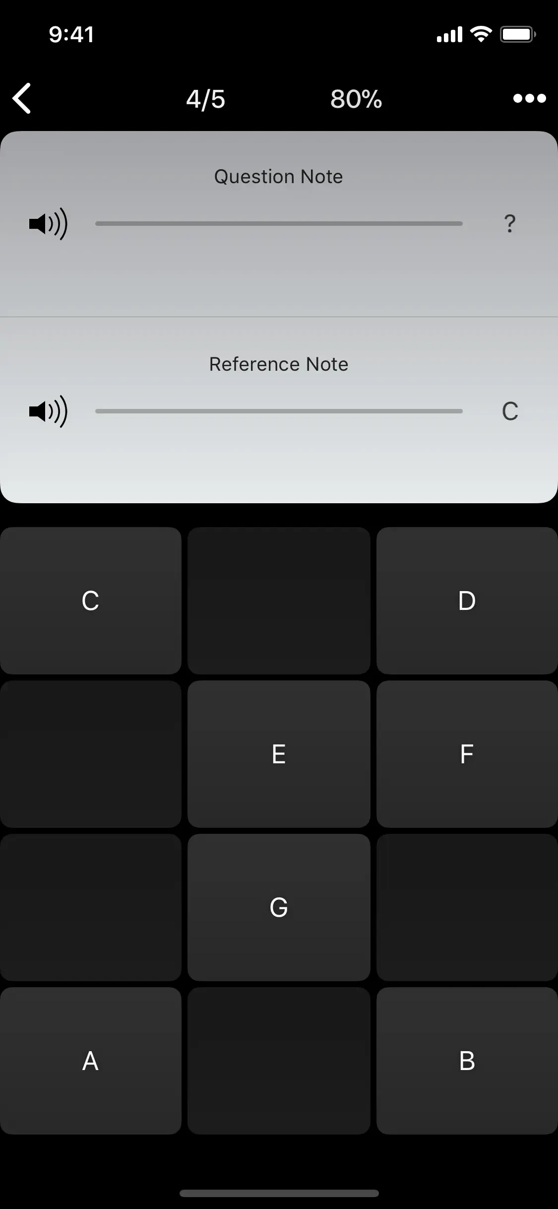 Tenuto app store screenshot 4 — Music (iOS)