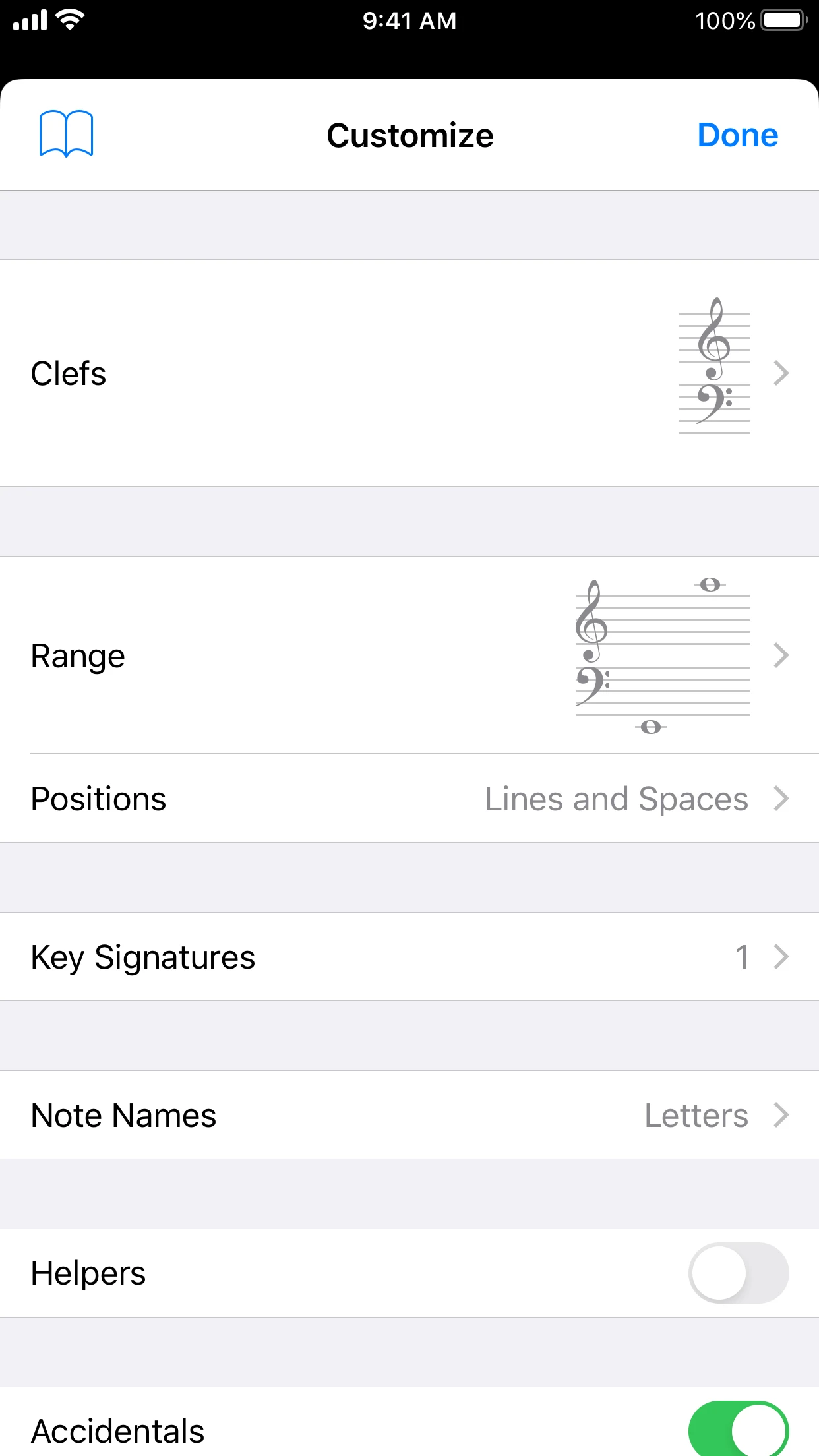 Tenuto app store screenshot 5 — Music (iOS)