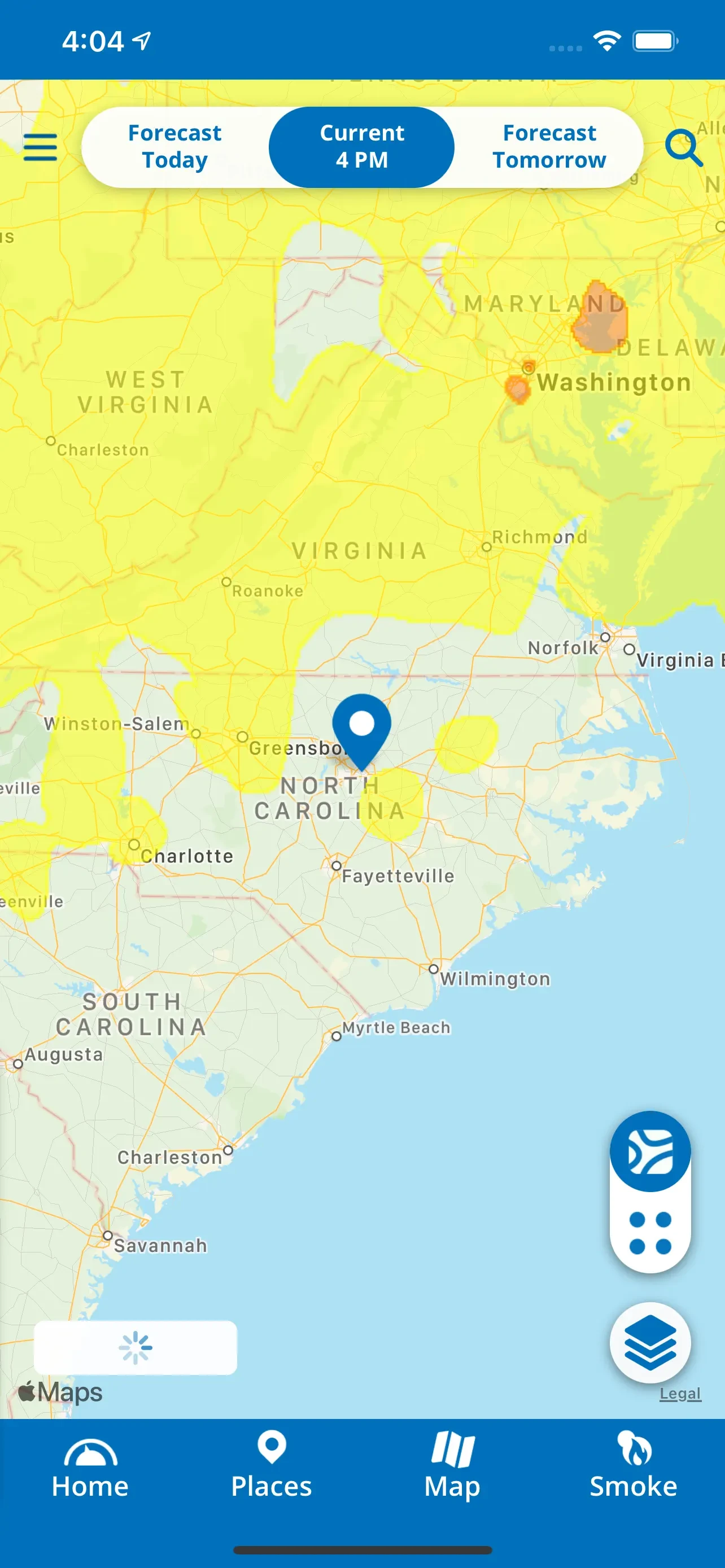EPA AIRNow app store screenshot 7 — Unknown (iOS)