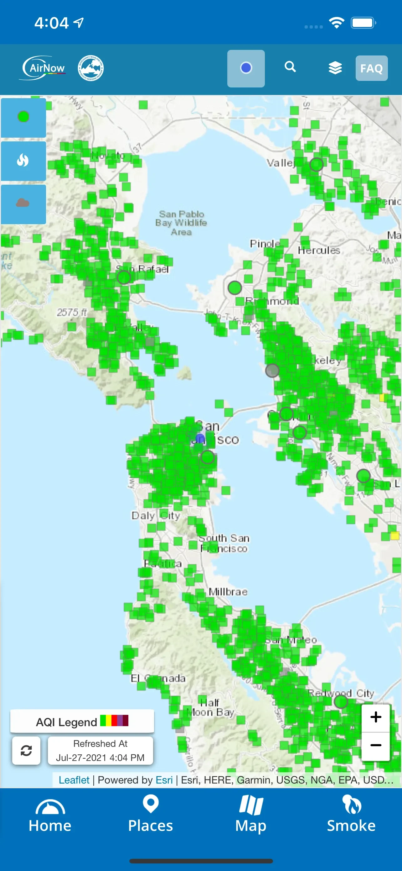 EPA AIRNow app store screenshot 9 — Unknown (iOS)