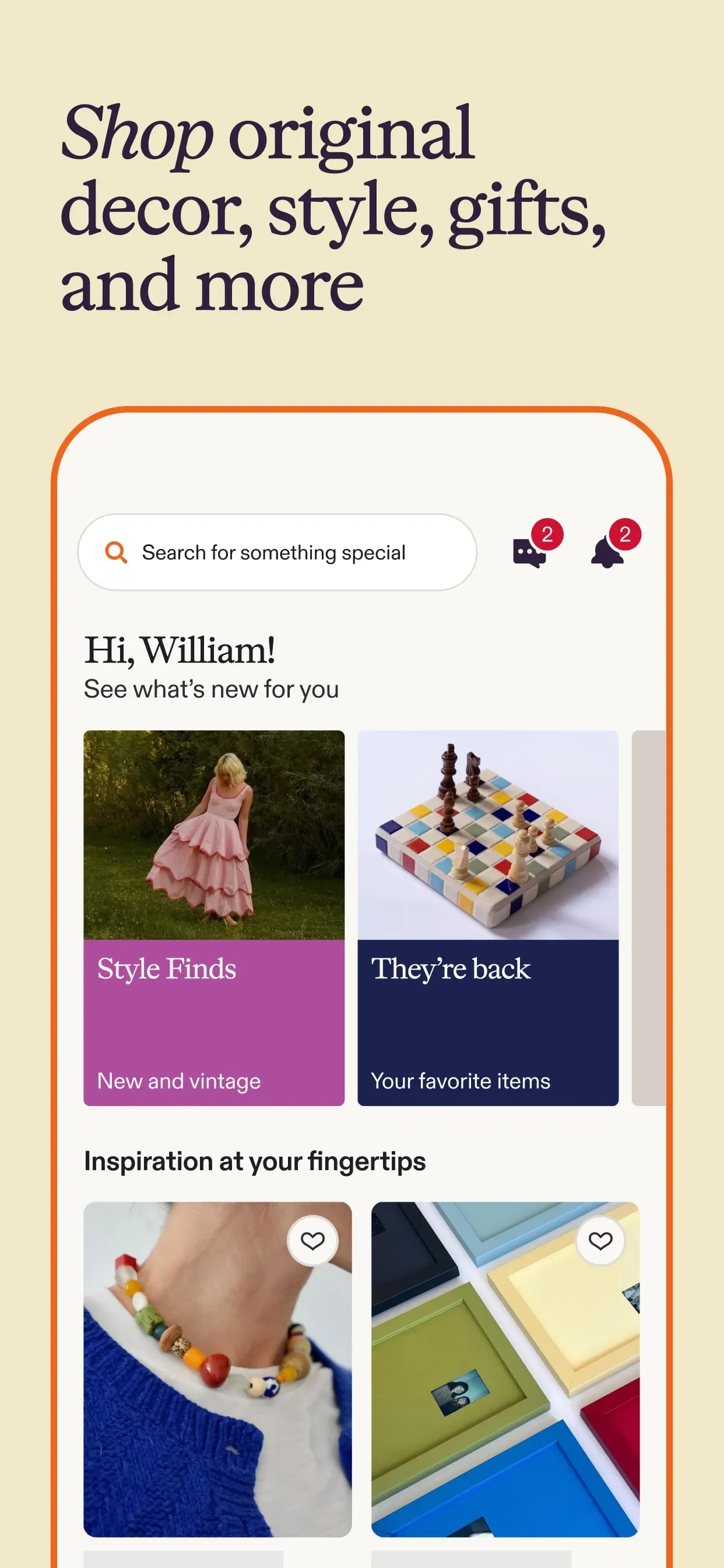 Etsy: Shop Home, Style & More app store screenshot 2 — Shopping (iOS)
