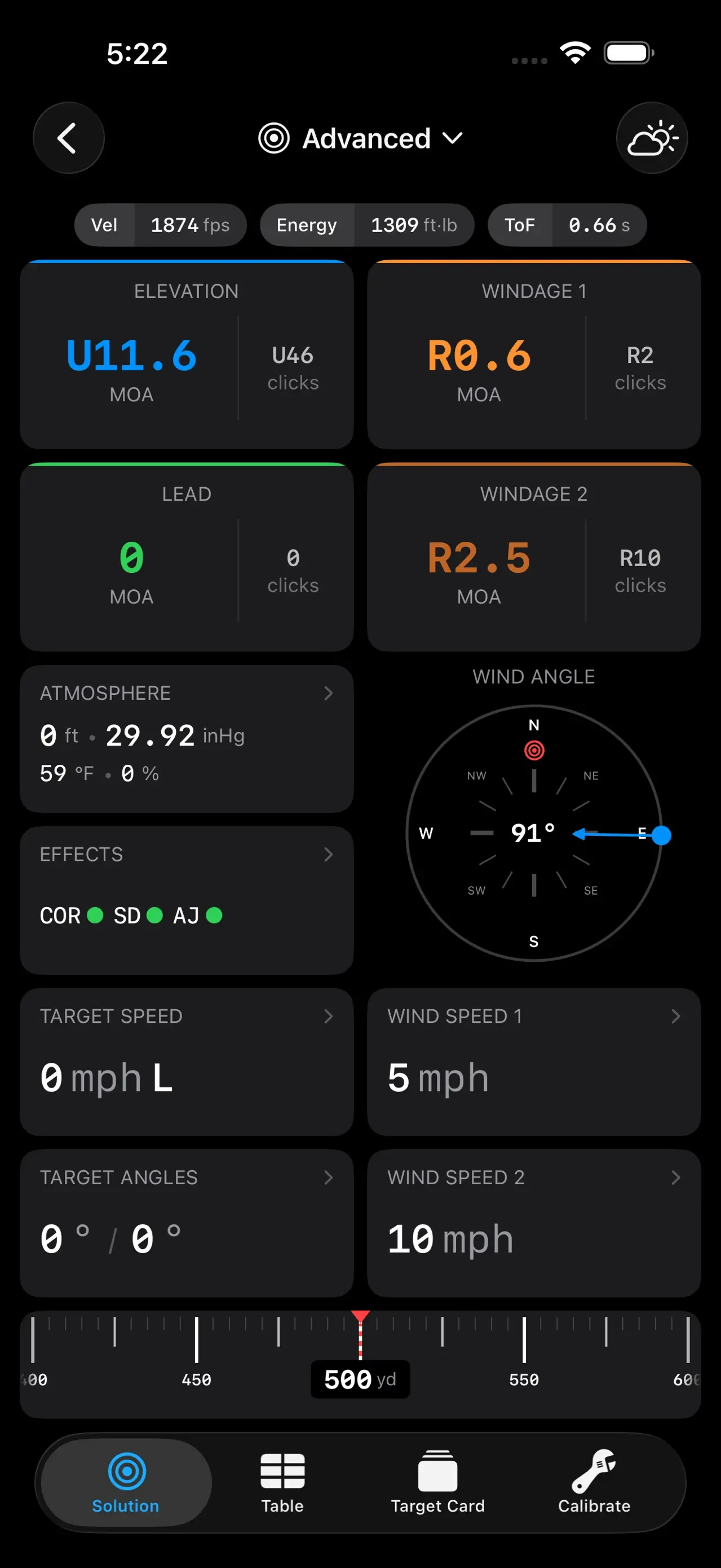 Shooter: Ballistic Calculator app store screenshot 1 — Unknown (iOS)