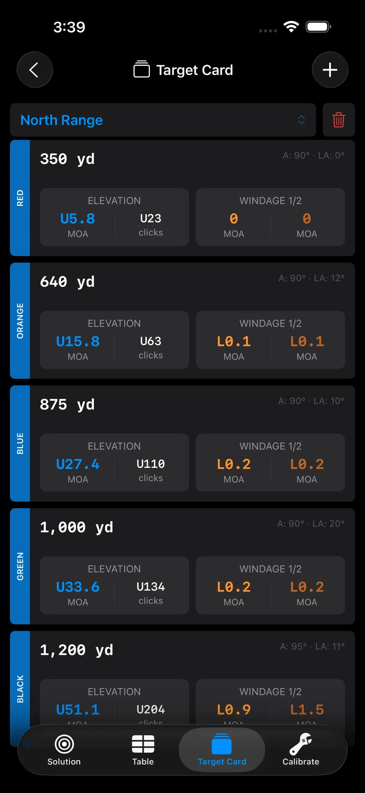 Shooter: Ballistic Calculator app store screenshot 2 — Unknown (iOS)