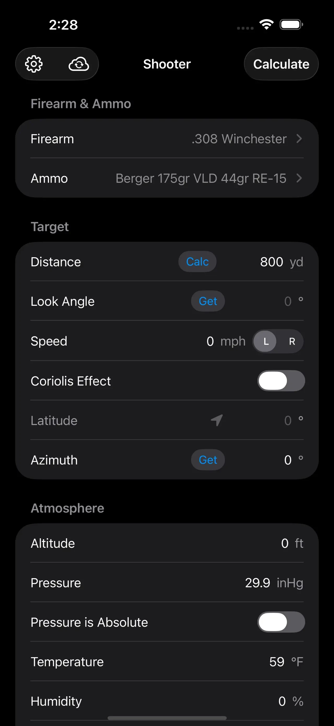 Shooter: Ballistic Calculator app store screenshot 4 — Unknown (iOS)