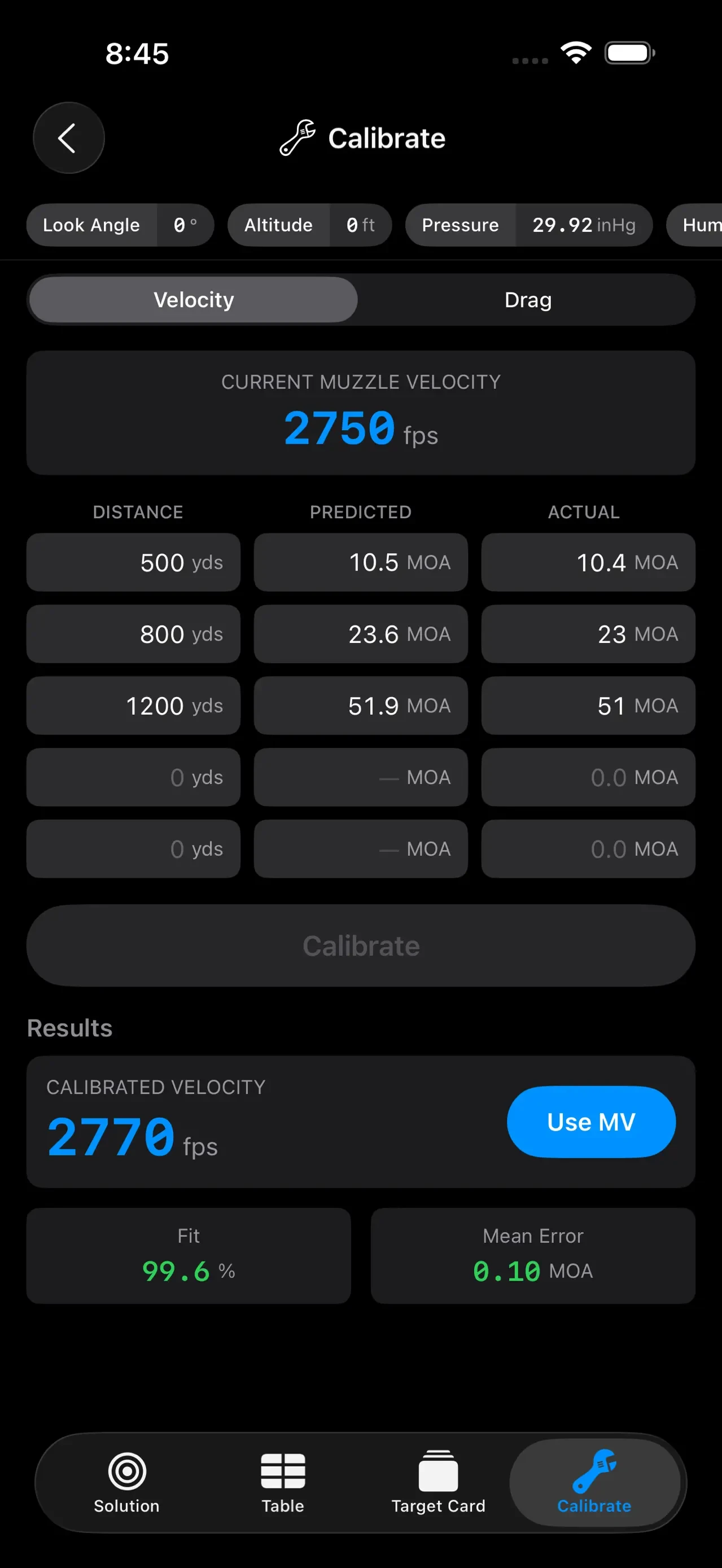 Shooter: Ballistic Calculator app store screenshot 5 — Unknown (iOS)