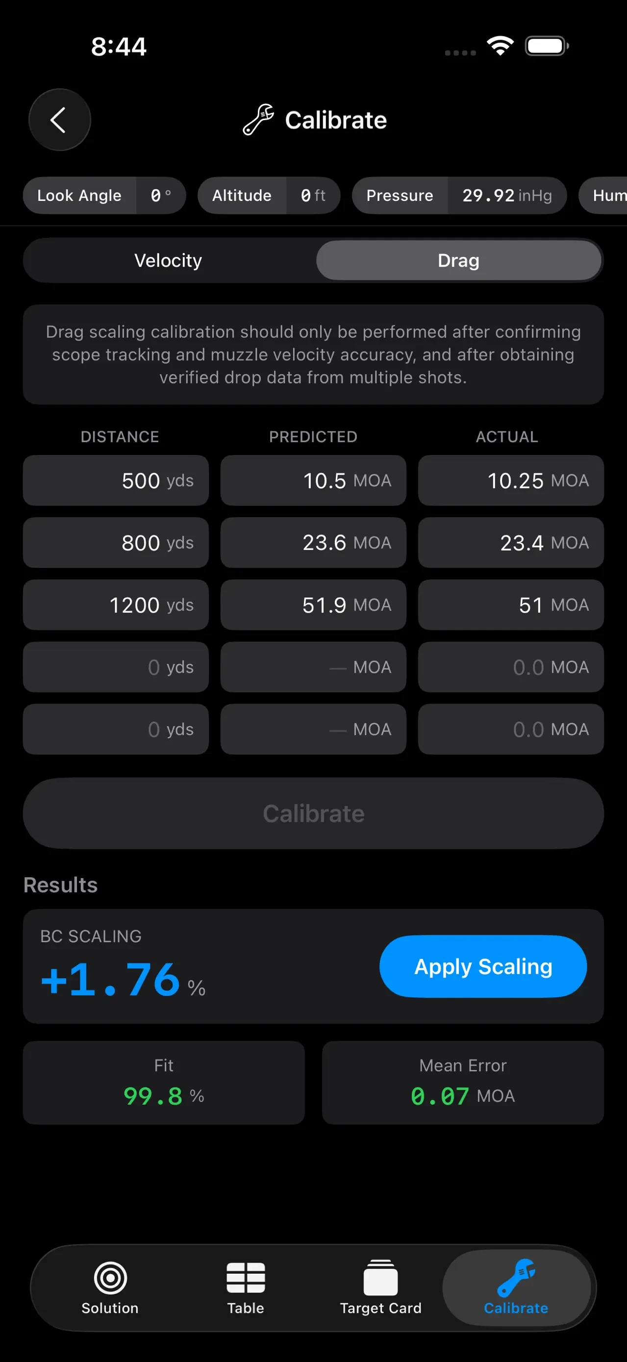 Shooter: Ballistic Calculator app store screenshot 6 — Unknown (iOS)