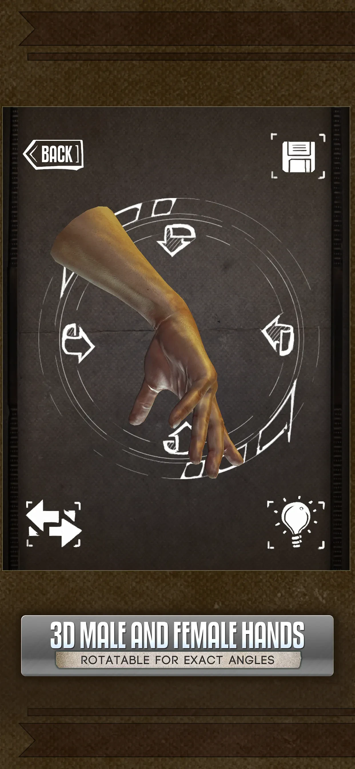 Handy Art Reference Tool app store screenshot 1 — Education (iOS)