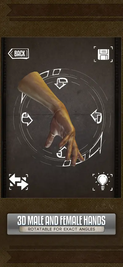 Handy Art Reference Tool app store screenshot 1 — Education (iOS)