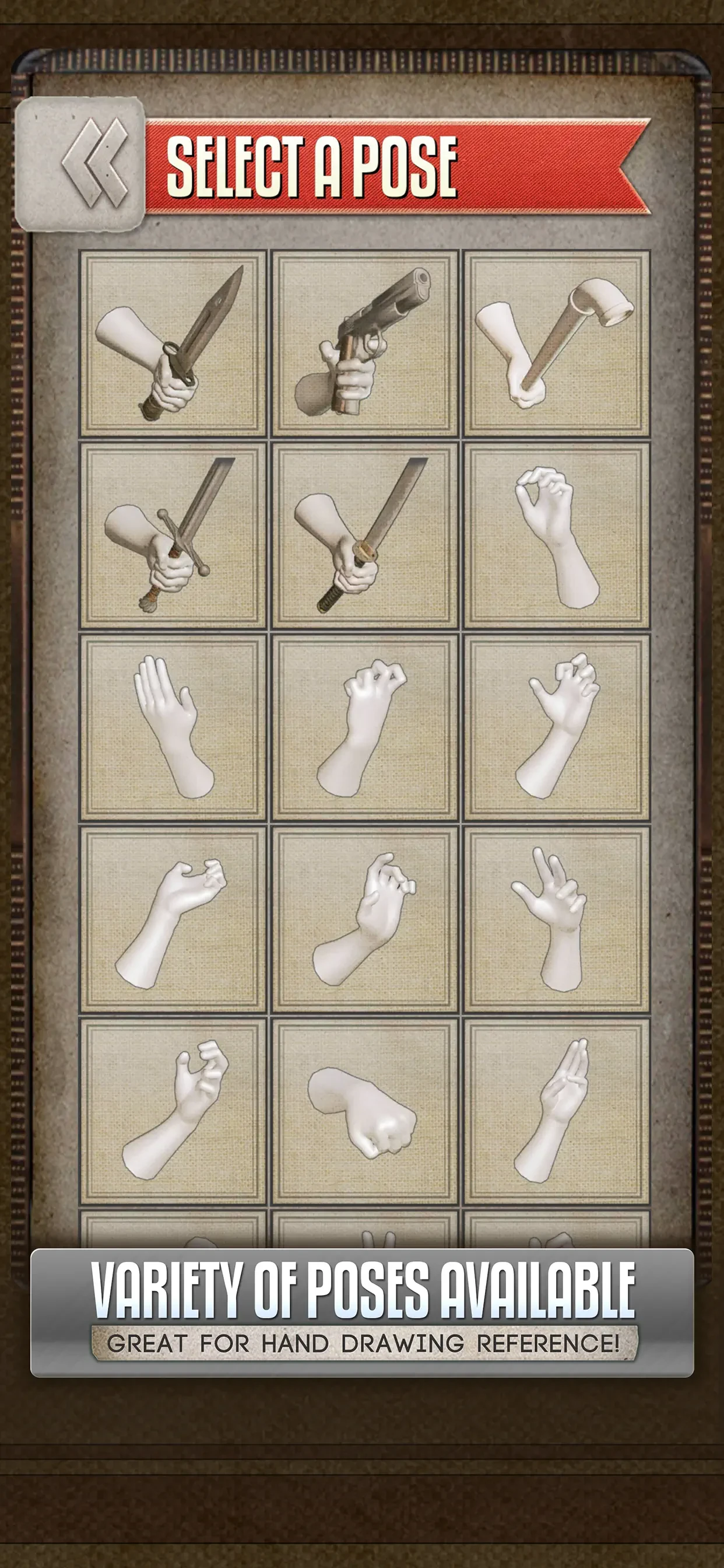 Handy Art Reference Tool app store screenshot 5 — Education (iOS)