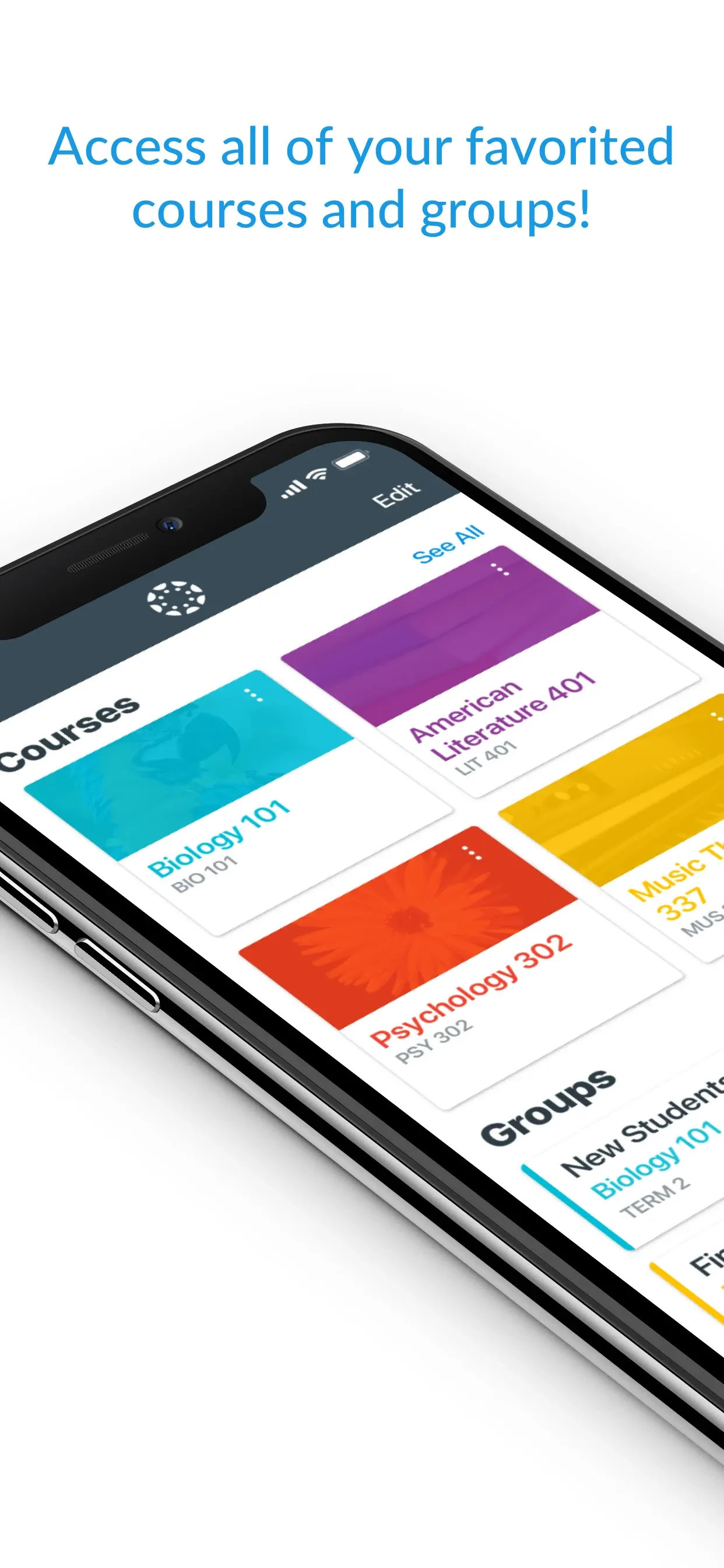 Canvas by Instructure app store screenshot 1 — Unknown (iOS)