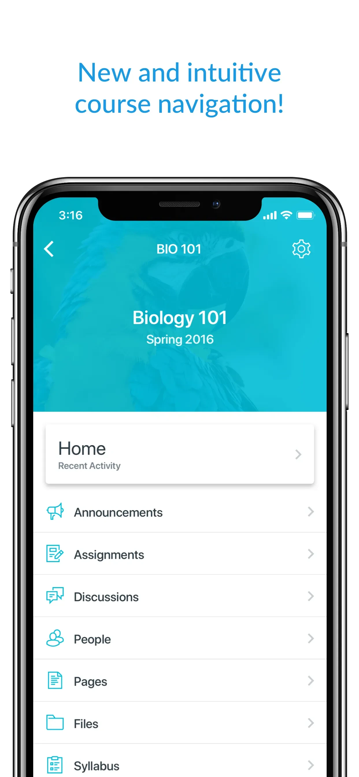 Canvas by Instructure app store screenshot 2 — Unknown (iOS)