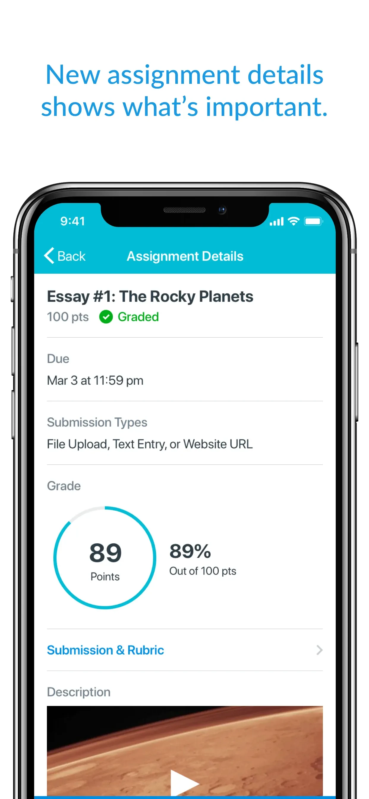 Canvas by Instructure app store screenshot 6 — Unknown (iOS)
