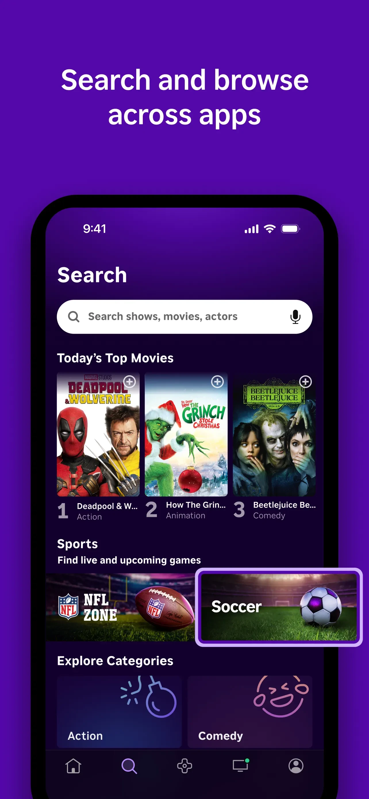 The Roku App (Official) app store screenshot 2 — Entertainment (iOS)