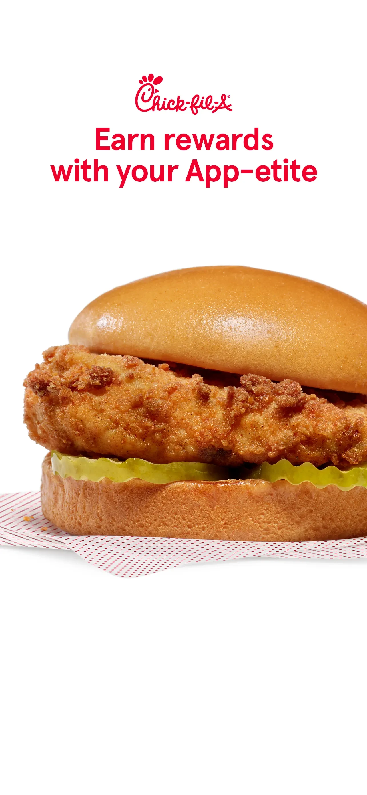 Chick-fil-A app store screenshot 1 — Food & Drink (iOS)