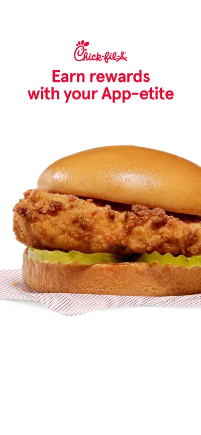 Chick-fil-A app store screenshot 1 — Food & Drink (iOS)