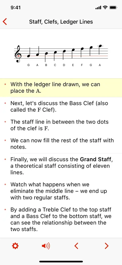 Theory Lessons app store screenshot 1 — Music (iOS)