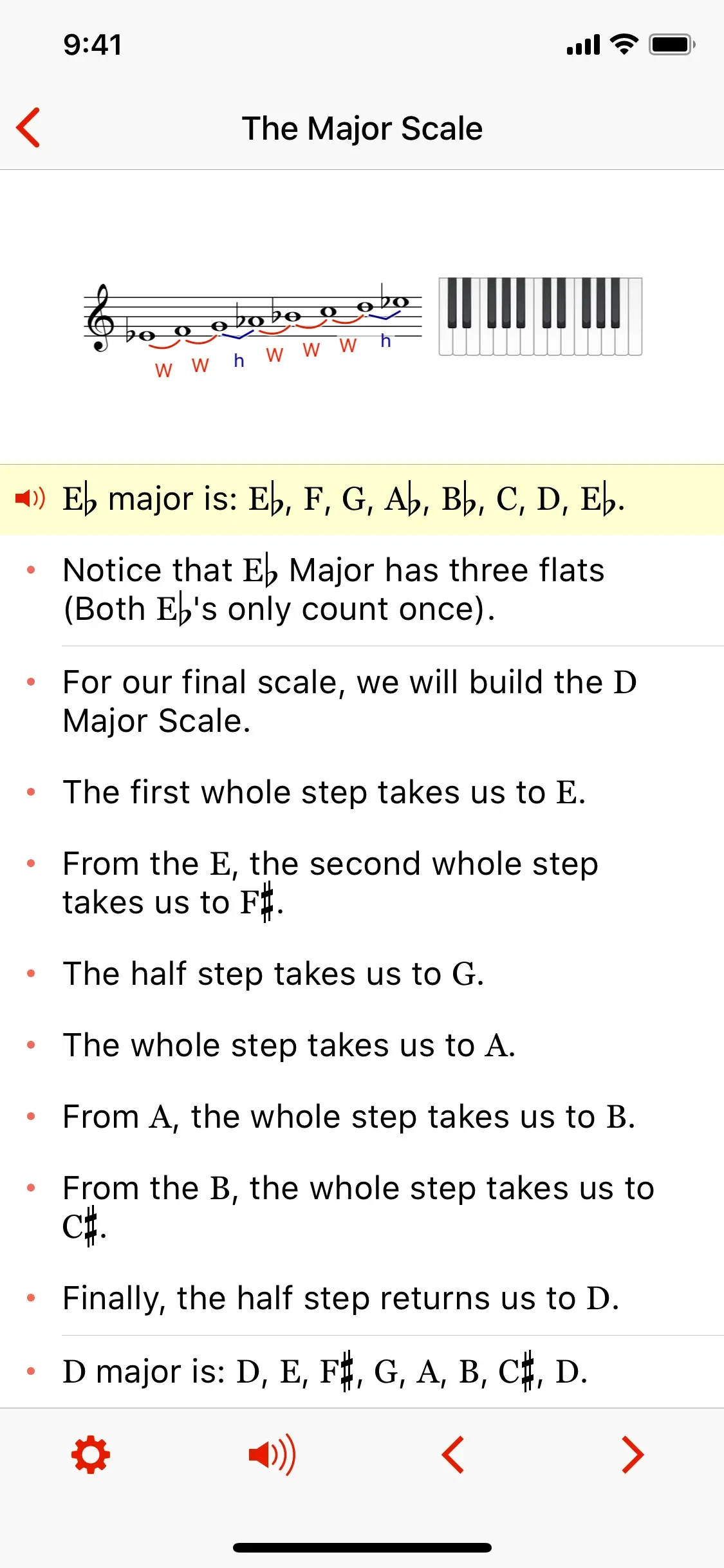 Theory Lessons app store screenshot 2 — Music (iOS)