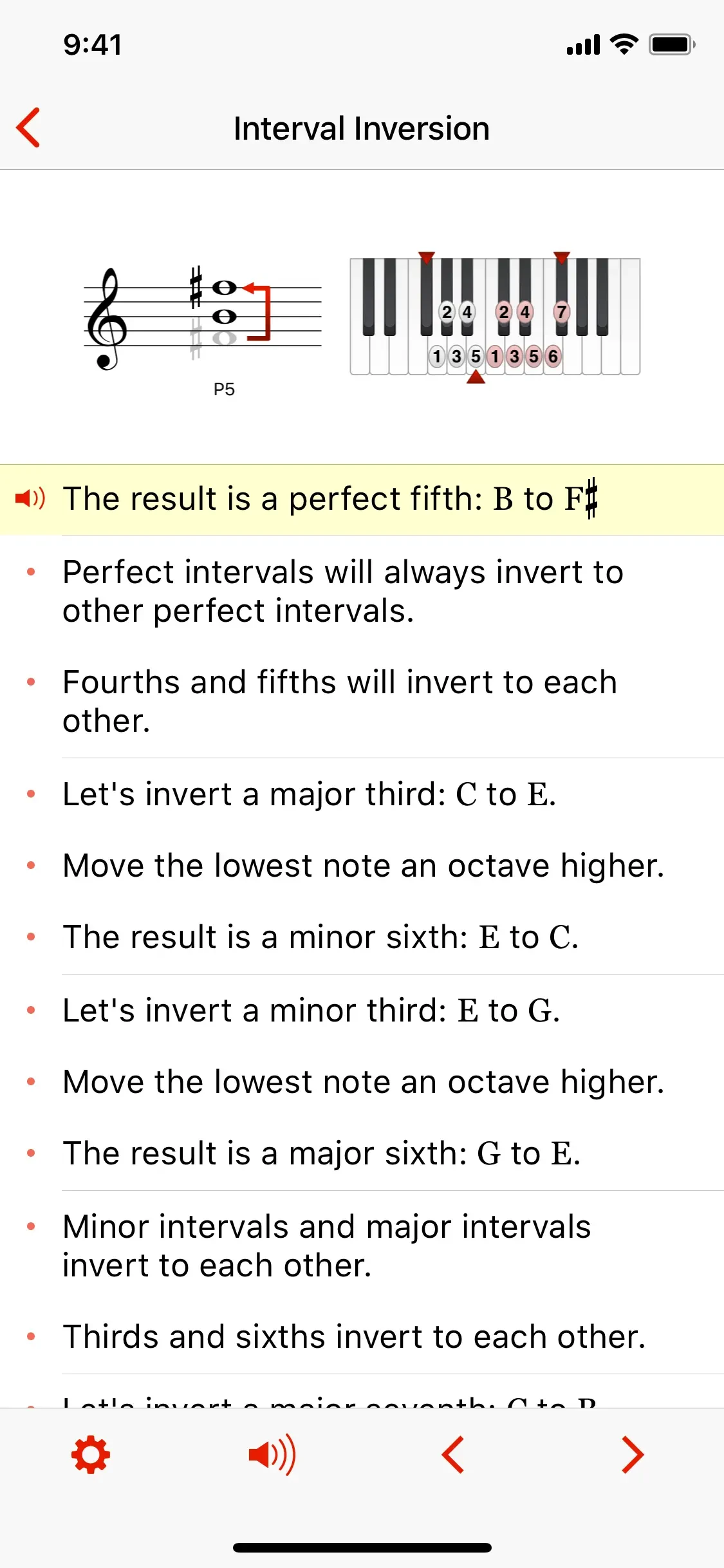 Theory Lessons app store screenshot 4 — Music (iOS)