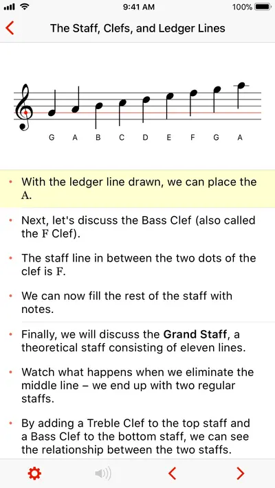 Theory Lessons app store screenshot 1 — Music (iOS)