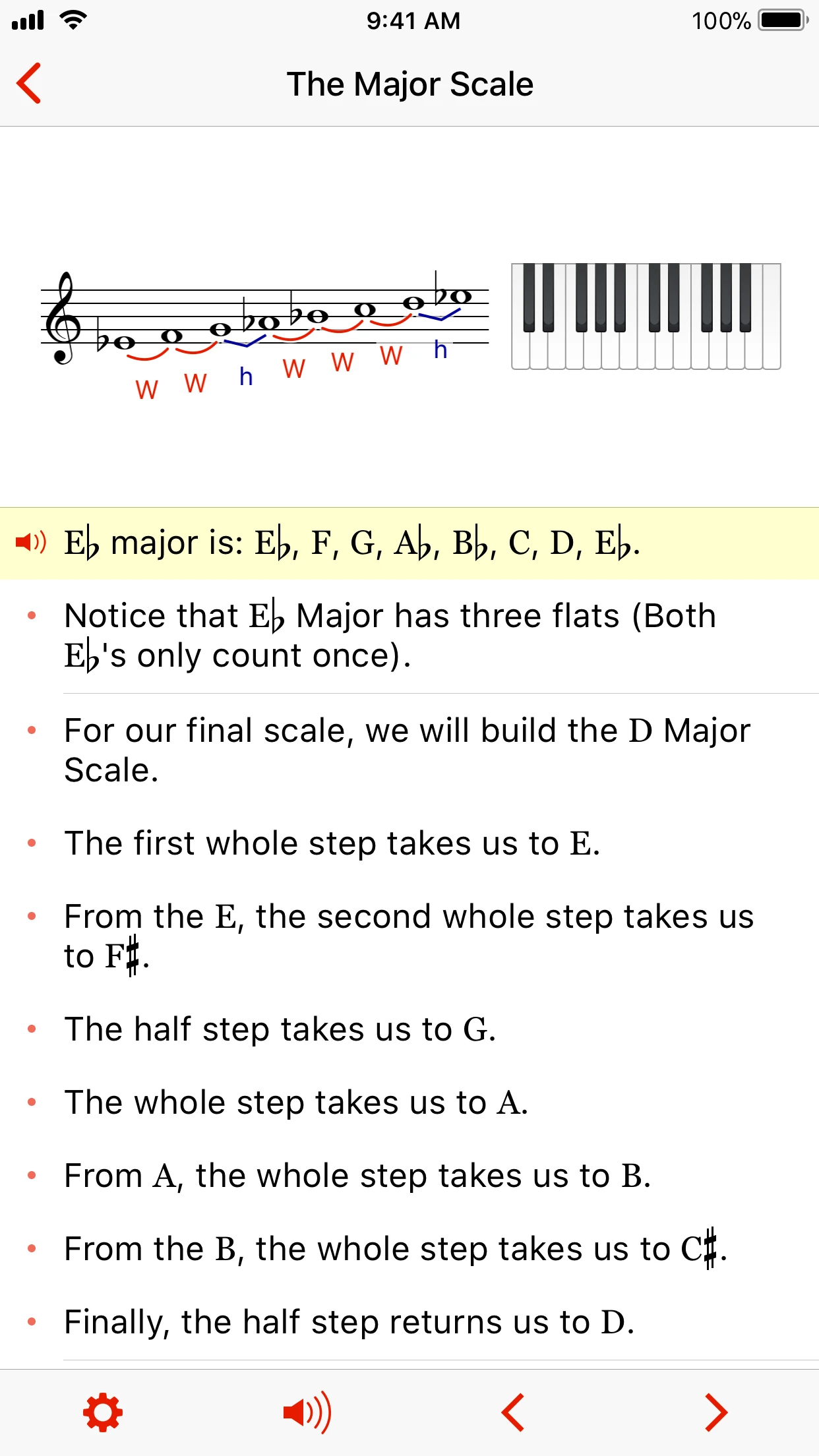 Theory Lessons app store screenshot 2 — Music (iOS)