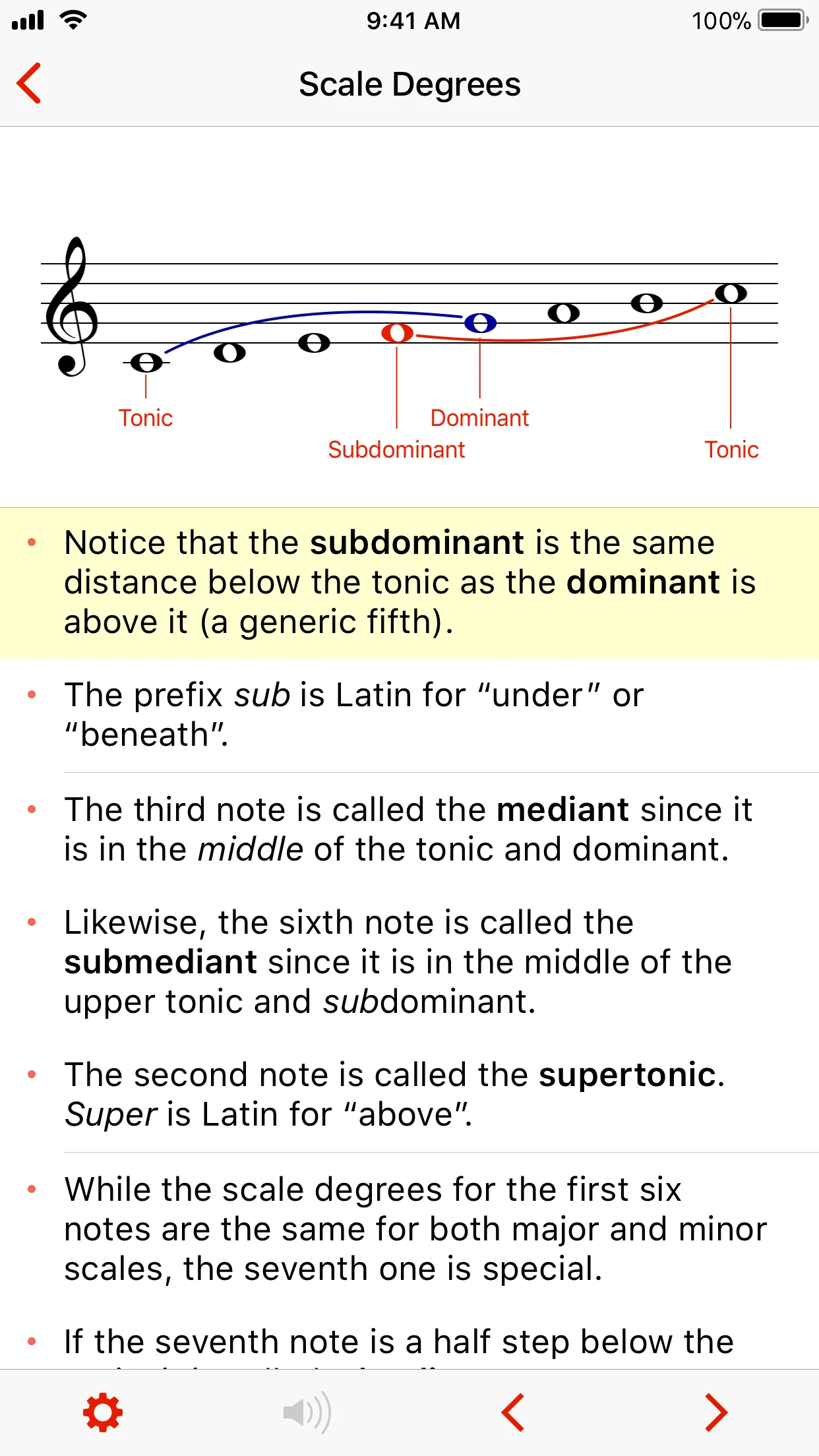 Theory Lessons app store screenshot 3 — Music (iOS)