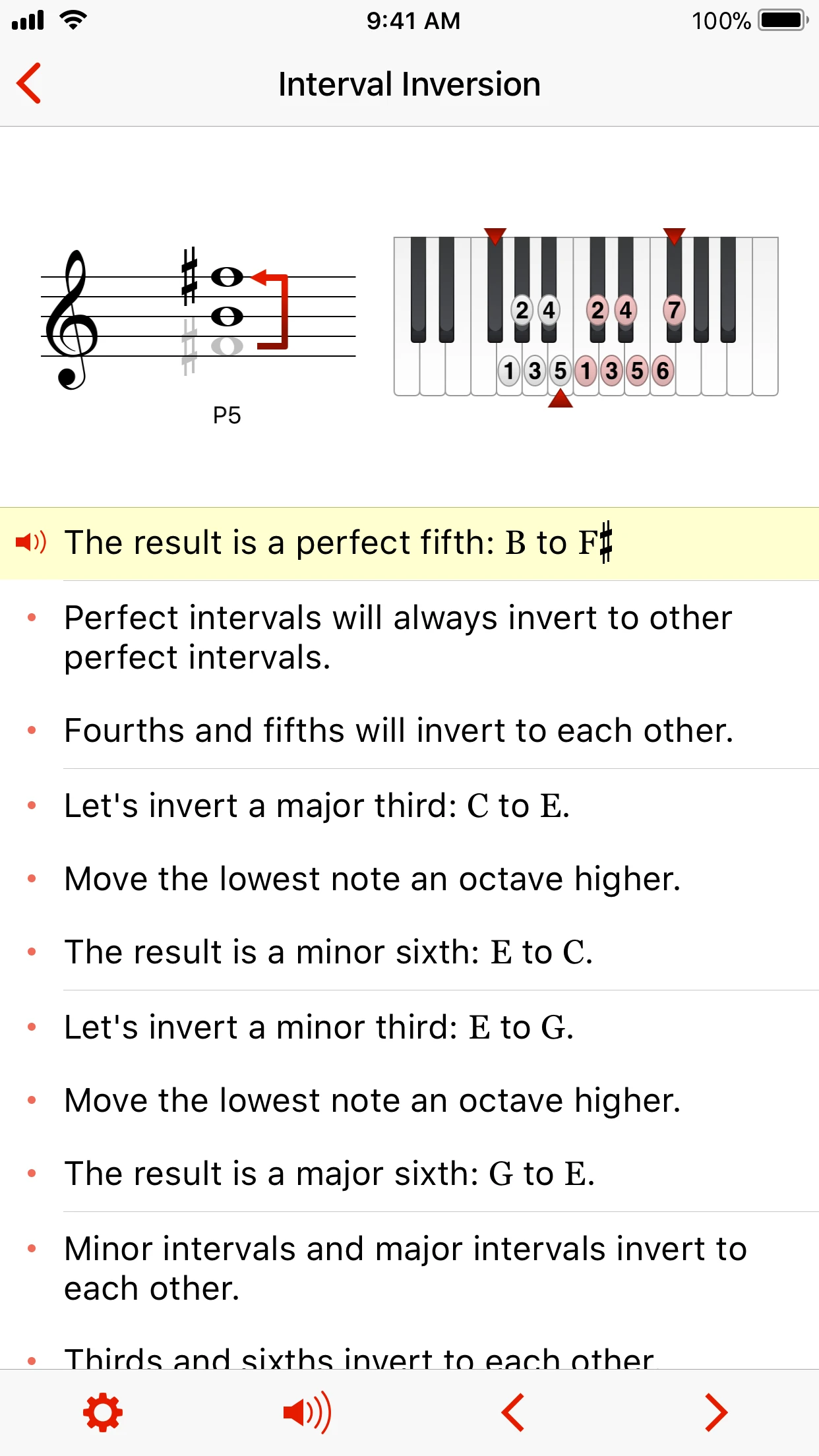 Theory Lessons app store screenshot 4 — Music (iOS)