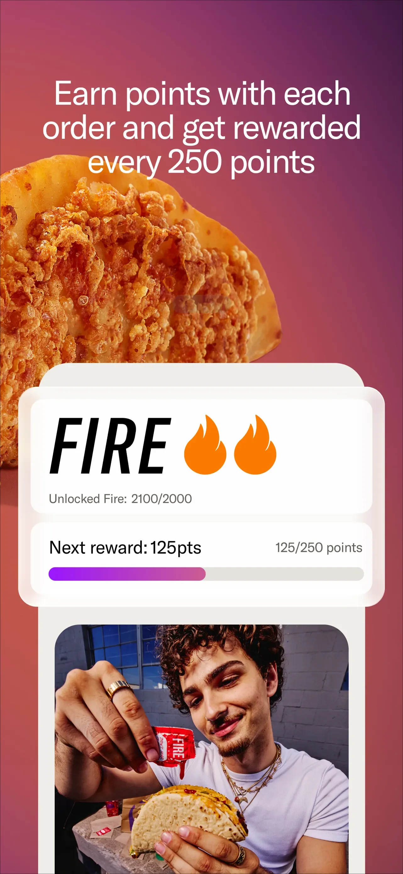 Taco Bell Fast Food & Delivery app store screenshot 3 — Food & Drink (iOS)