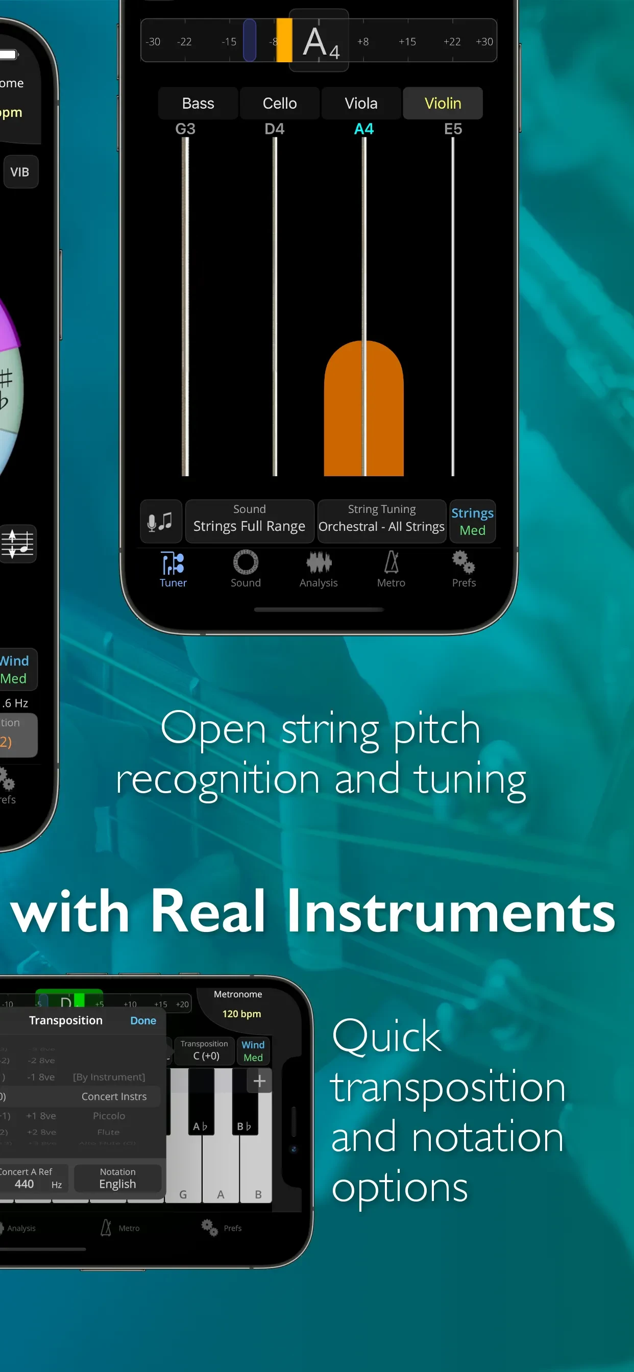 TonalEnergy Tuner & Metronome app store screenshot 4 — Music (iOS)